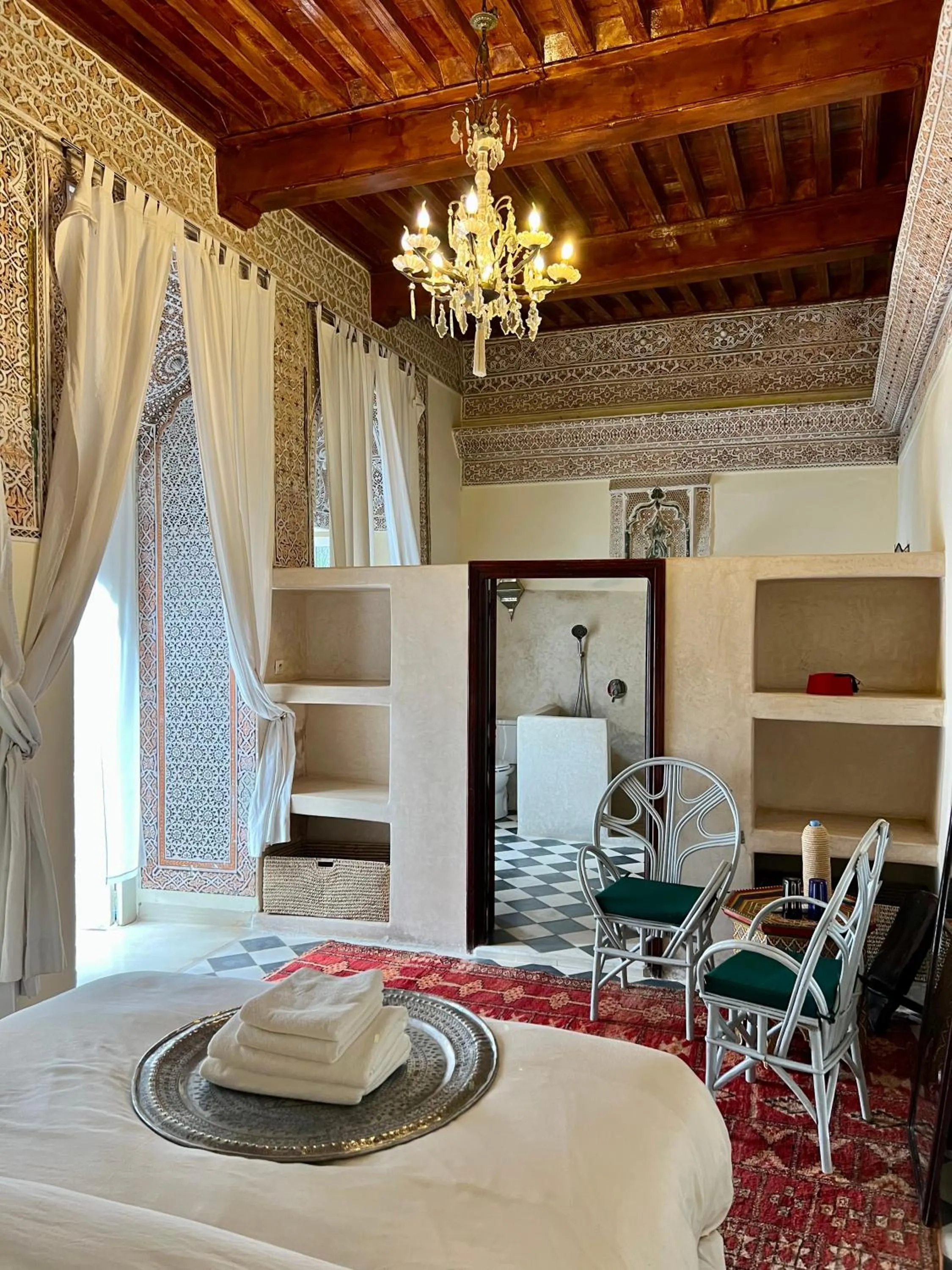 Bedroom, Bed in Riad Tizwa Marrakech