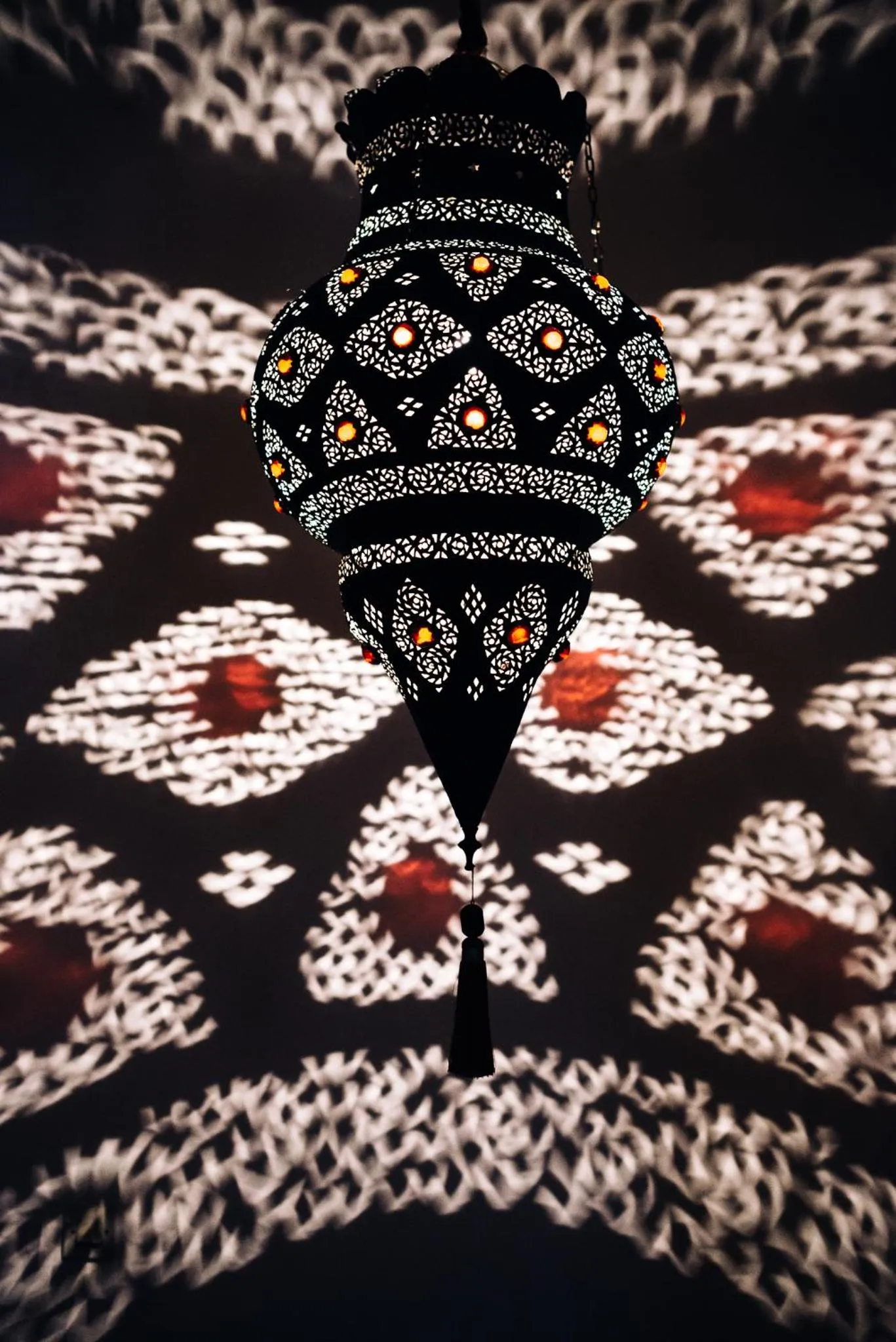 Decorative detail in Riad Tizwa Marrakech