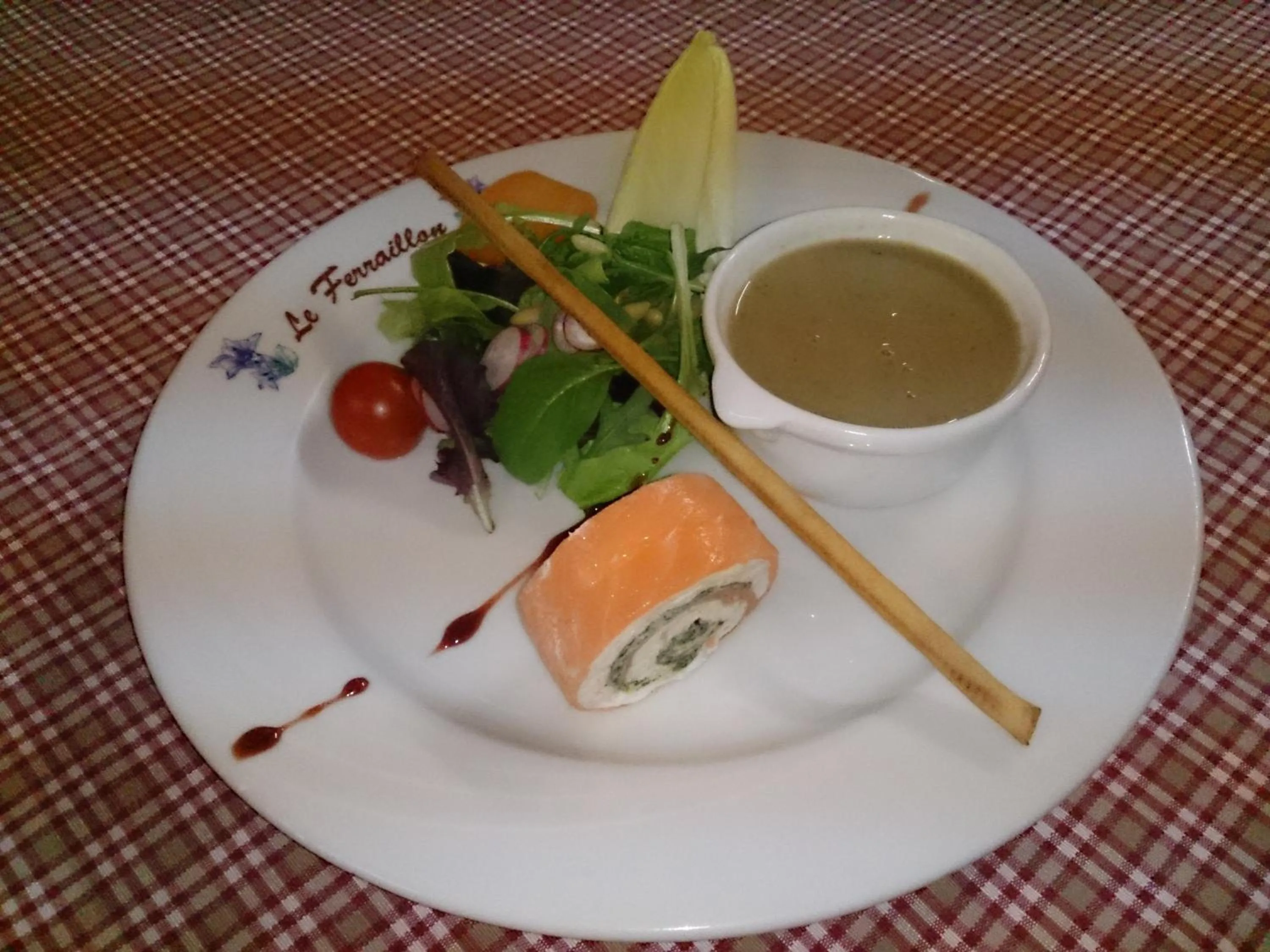 Food close-up in Hotel Le Ferraillon