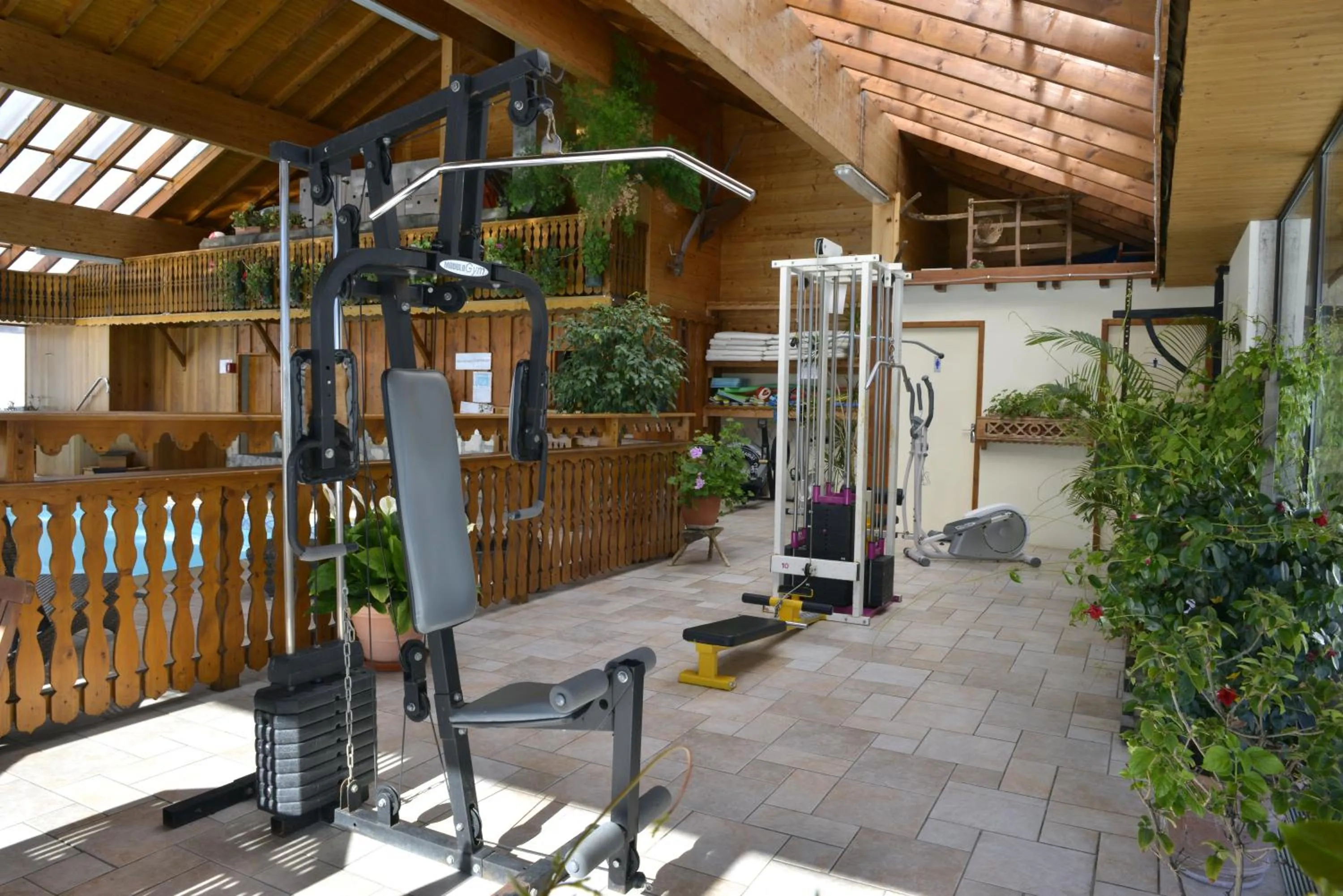 Fitness centre/facilities in Hotel Le Ferraillon