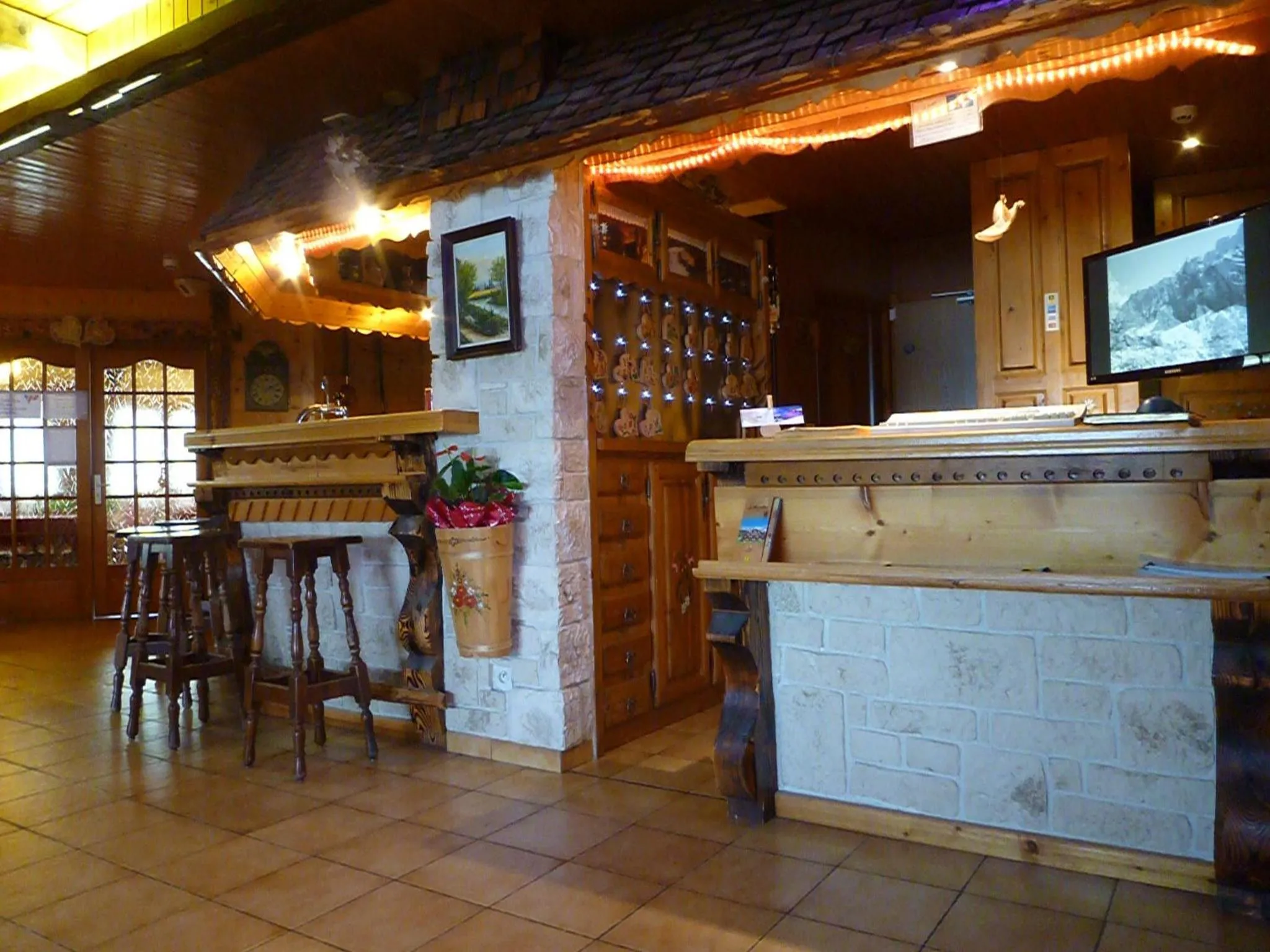 Lobby or reception in Hotel Le Ferraillon