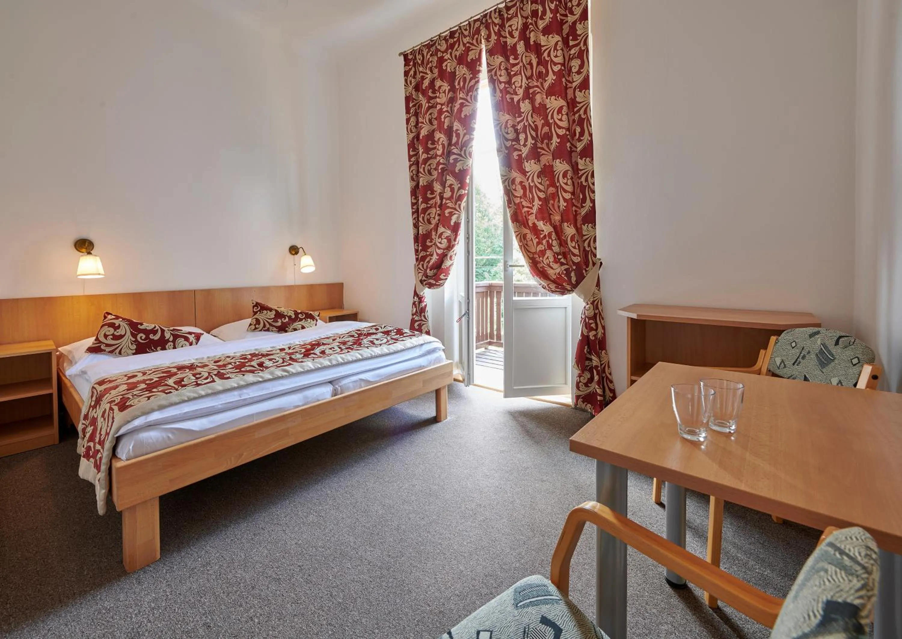 Bed in Hotel Mezní Louka