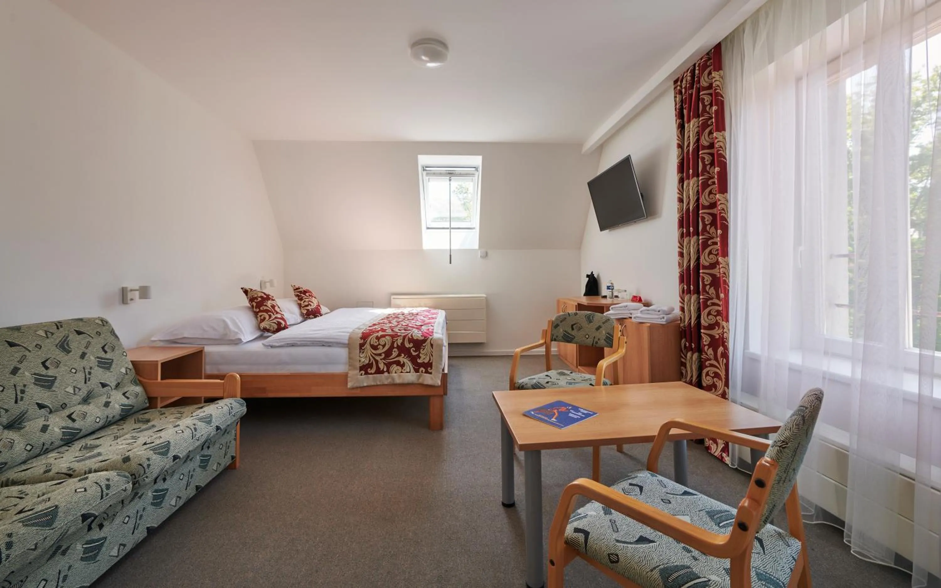 Photo of the whole room, Bed in Hotel Mezní Louka
