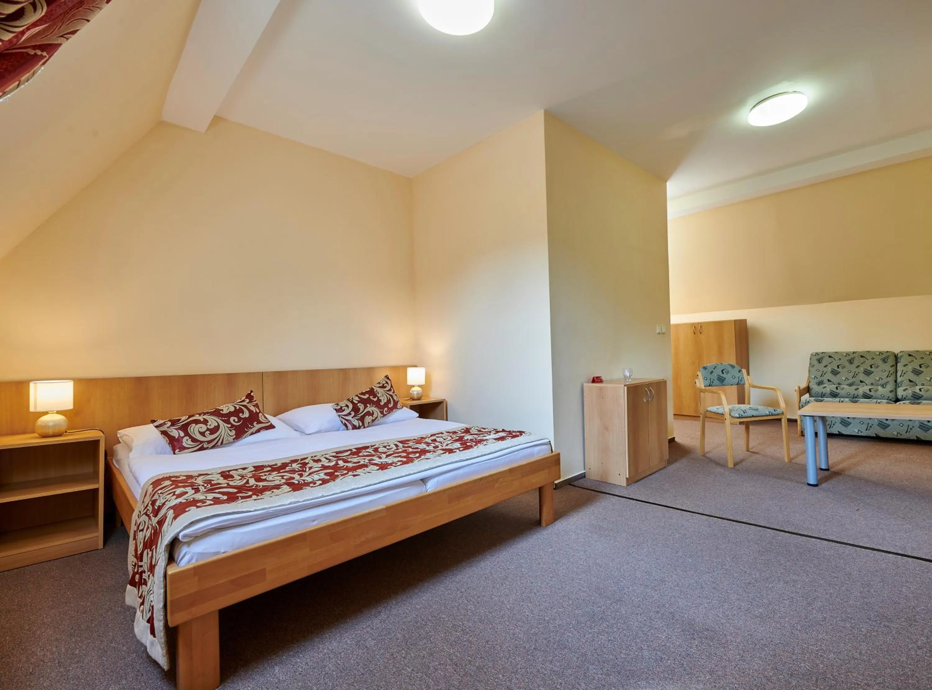 Bed in Hotel Mezní Louka