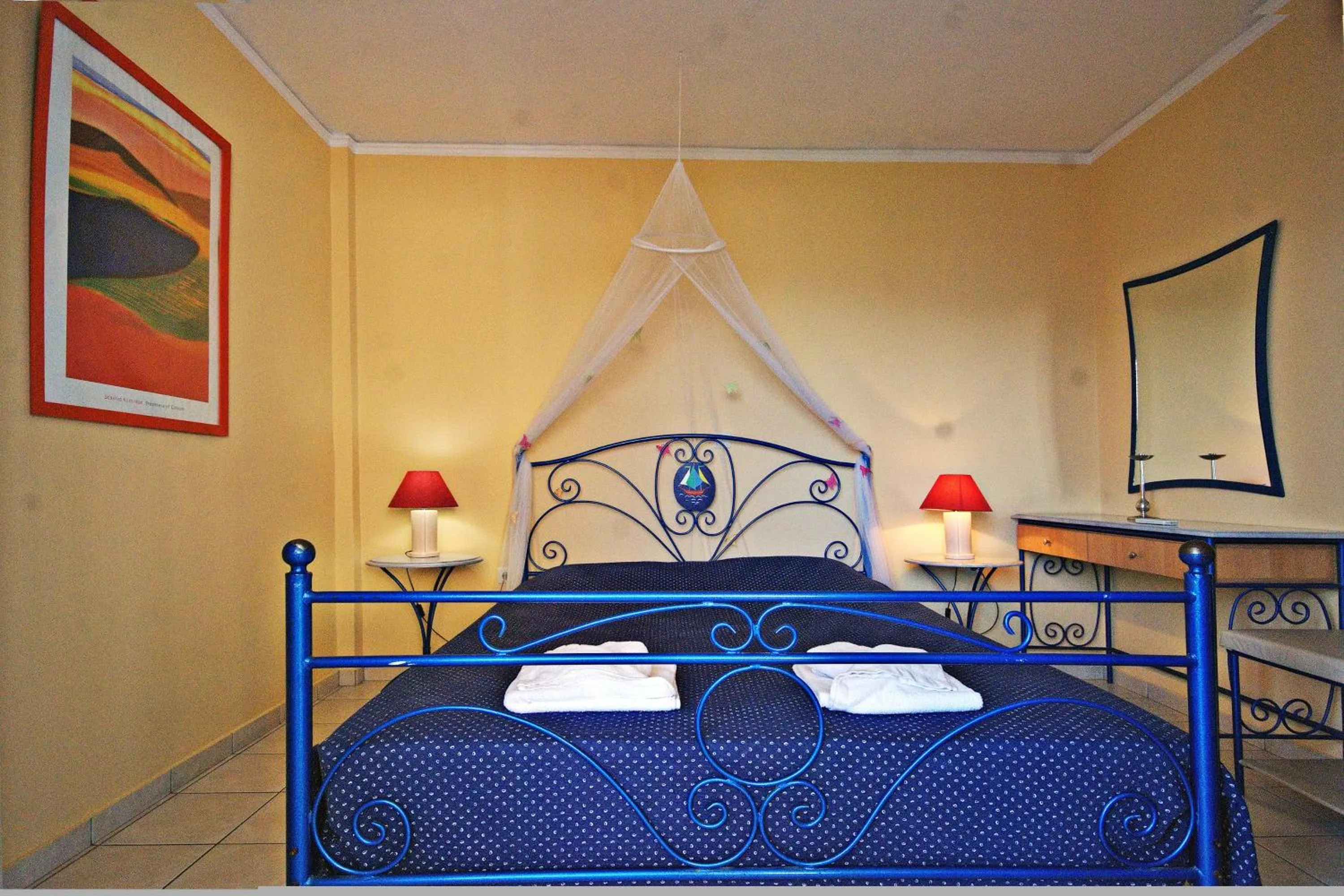 Bed in Villa Dolphins