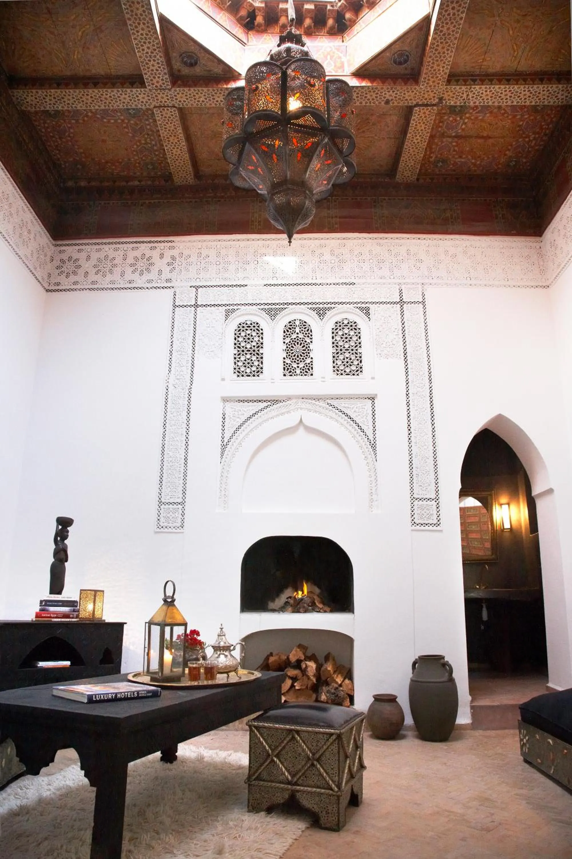 Seating area in Riad Capaldi
