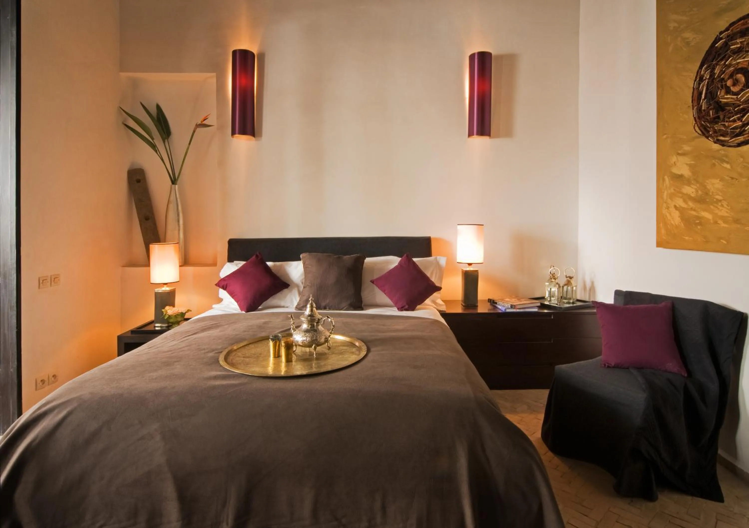 Bedroom, Bed in Riad Capaldi