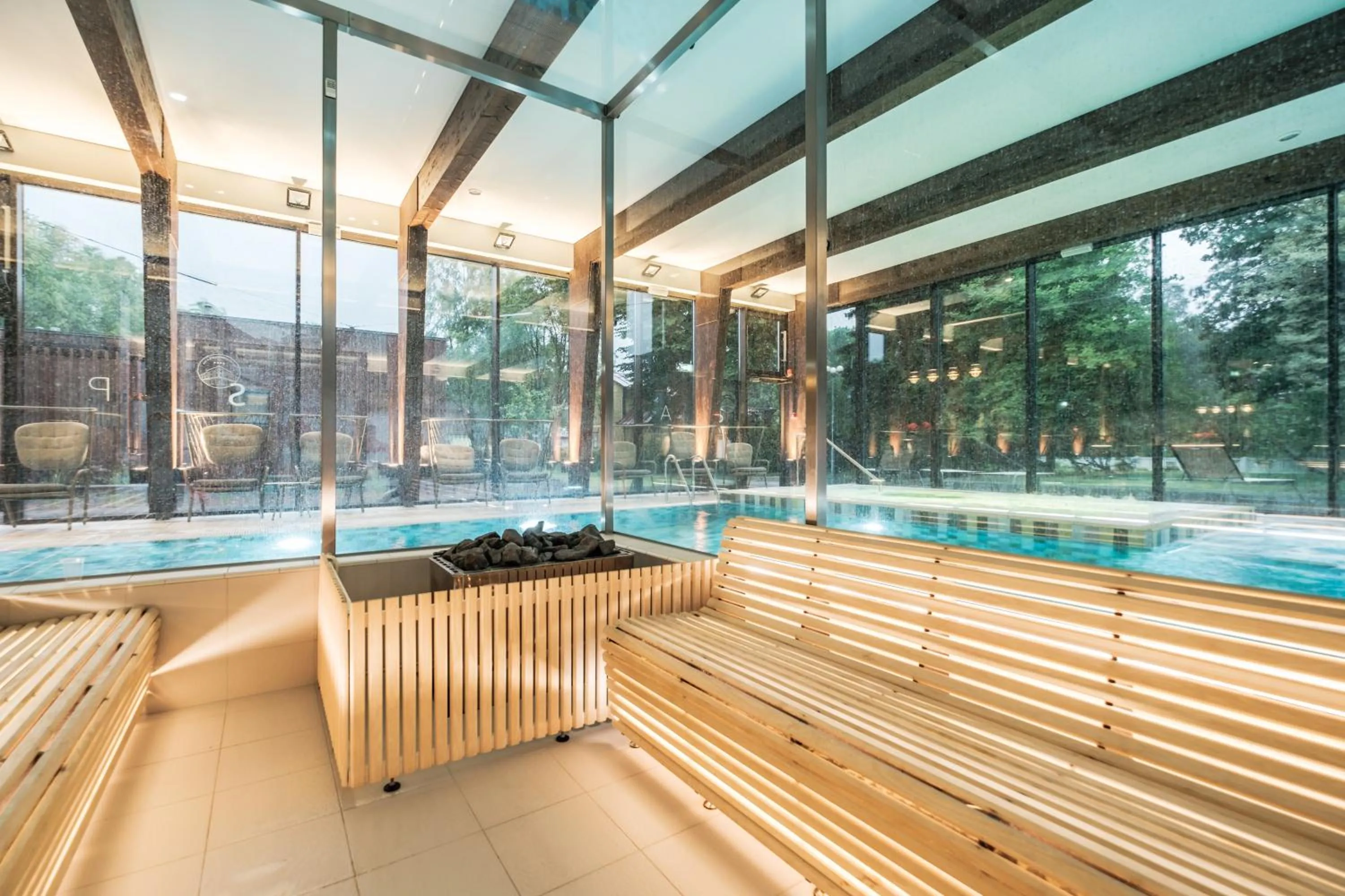 Sauna in Wasa Resort Hotel, Apartments & SPA