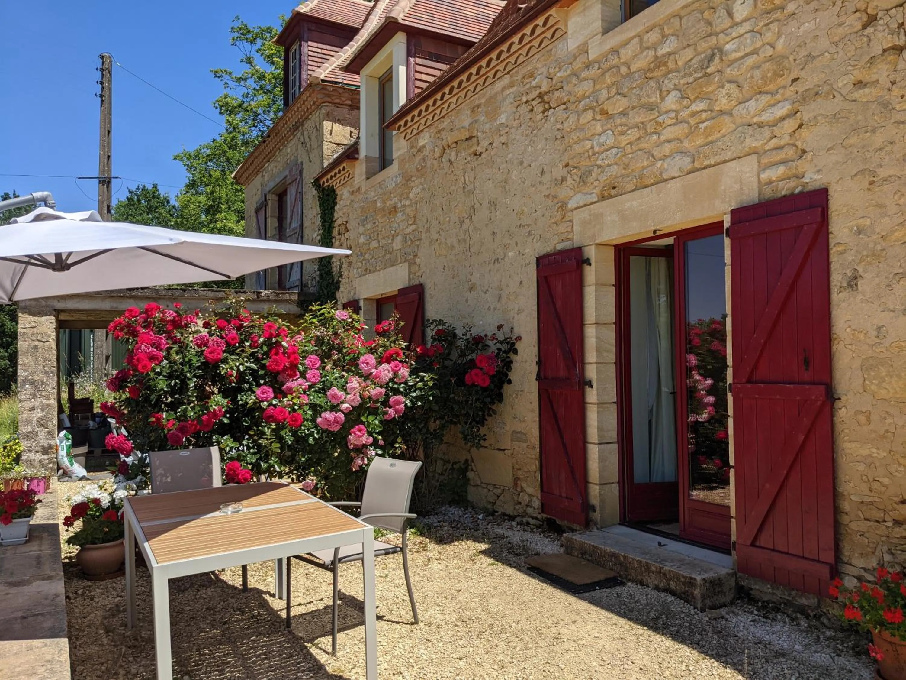 Patio in Domaine de Fleurie