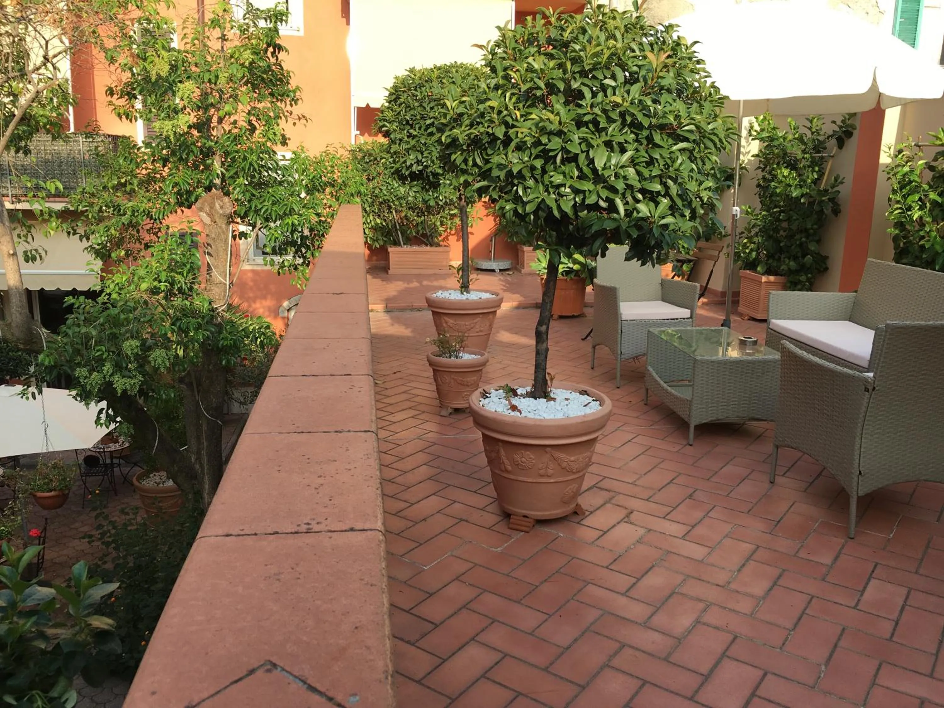 Garden view in Residence Gloria