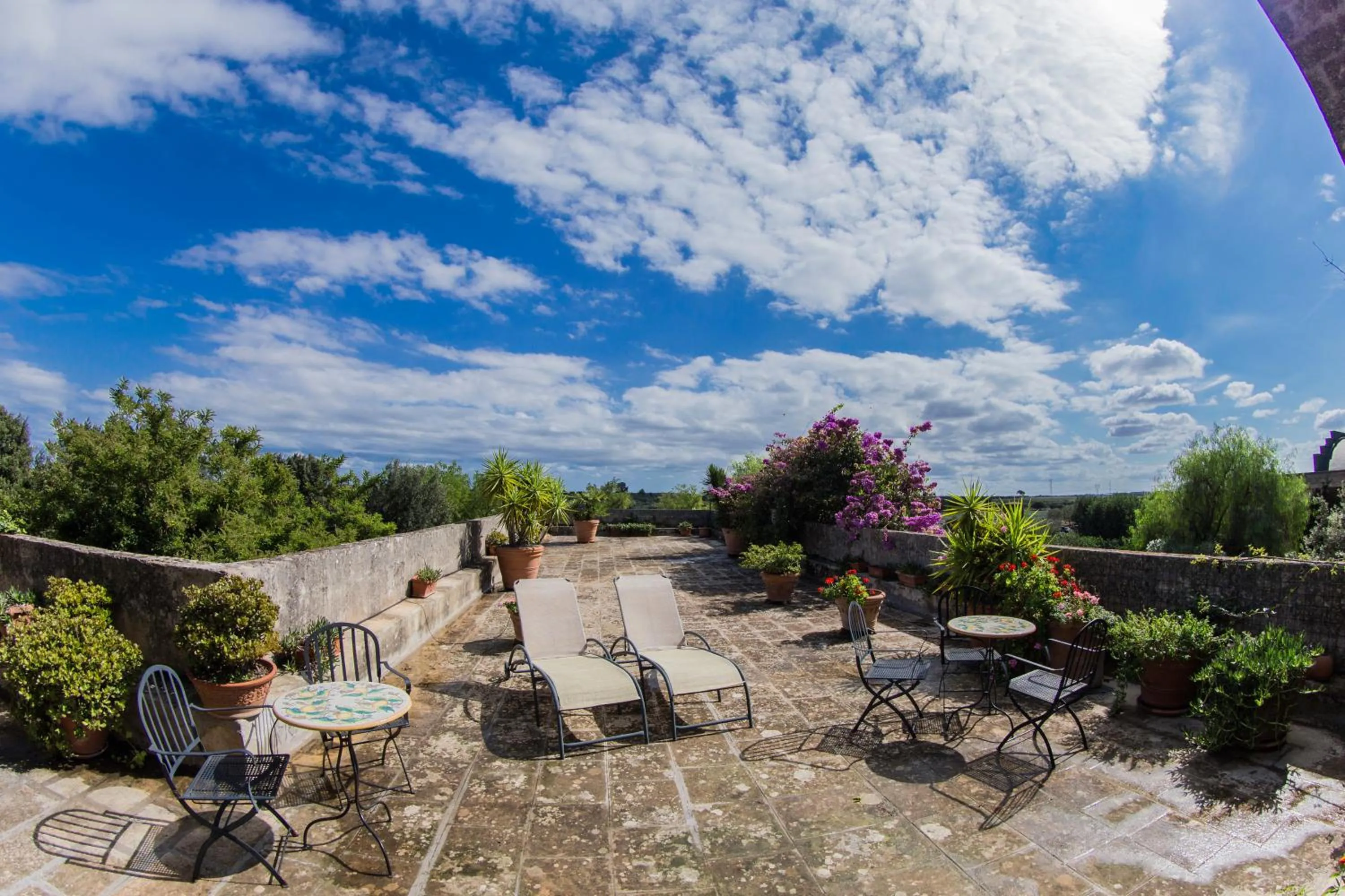 Patio in Masseria Baroni Nuovi