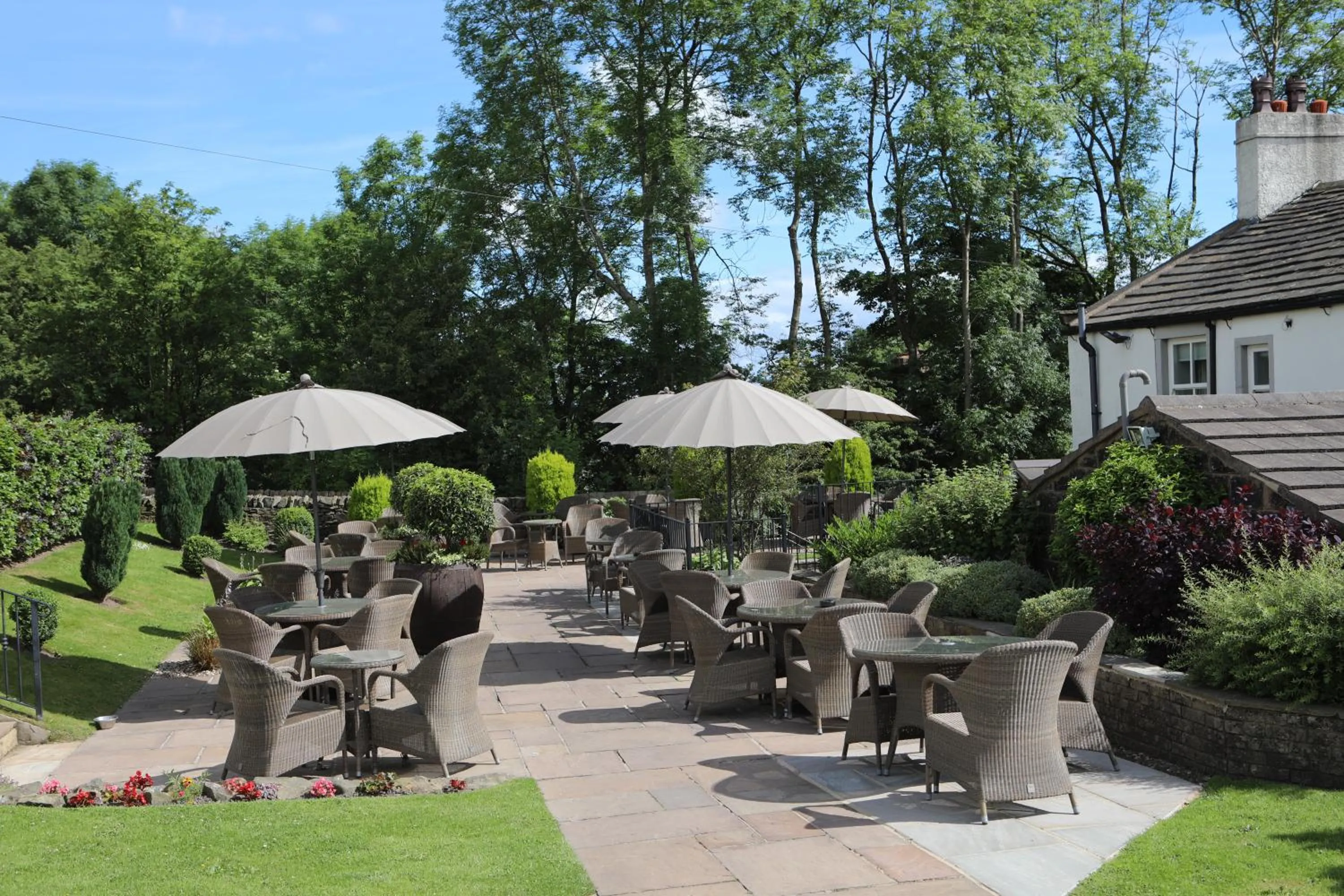 Patio in The Craven Heifer Inn