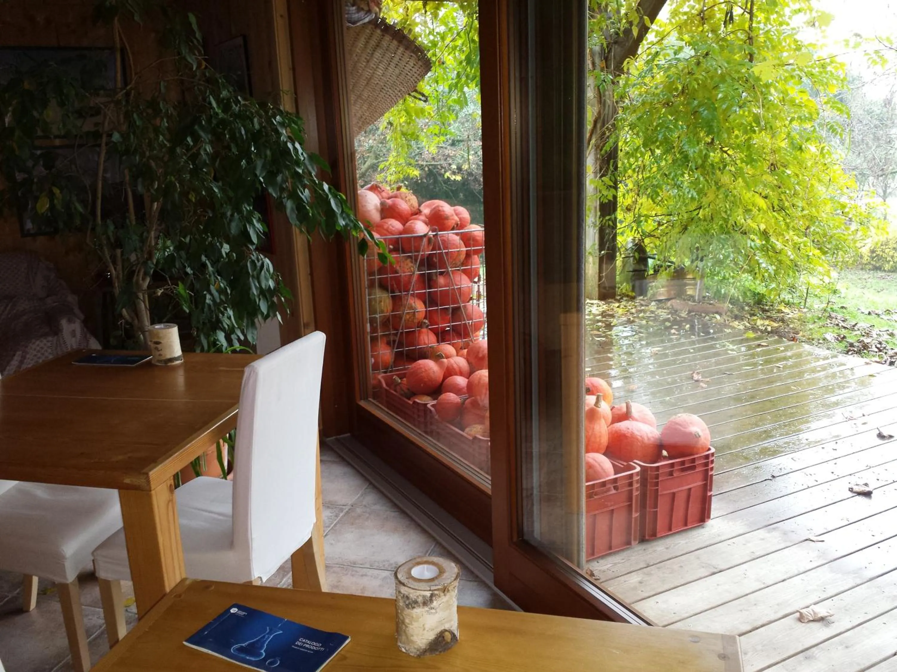 Decorative detail in BioAgriturismo Vegan Campo di Cielo