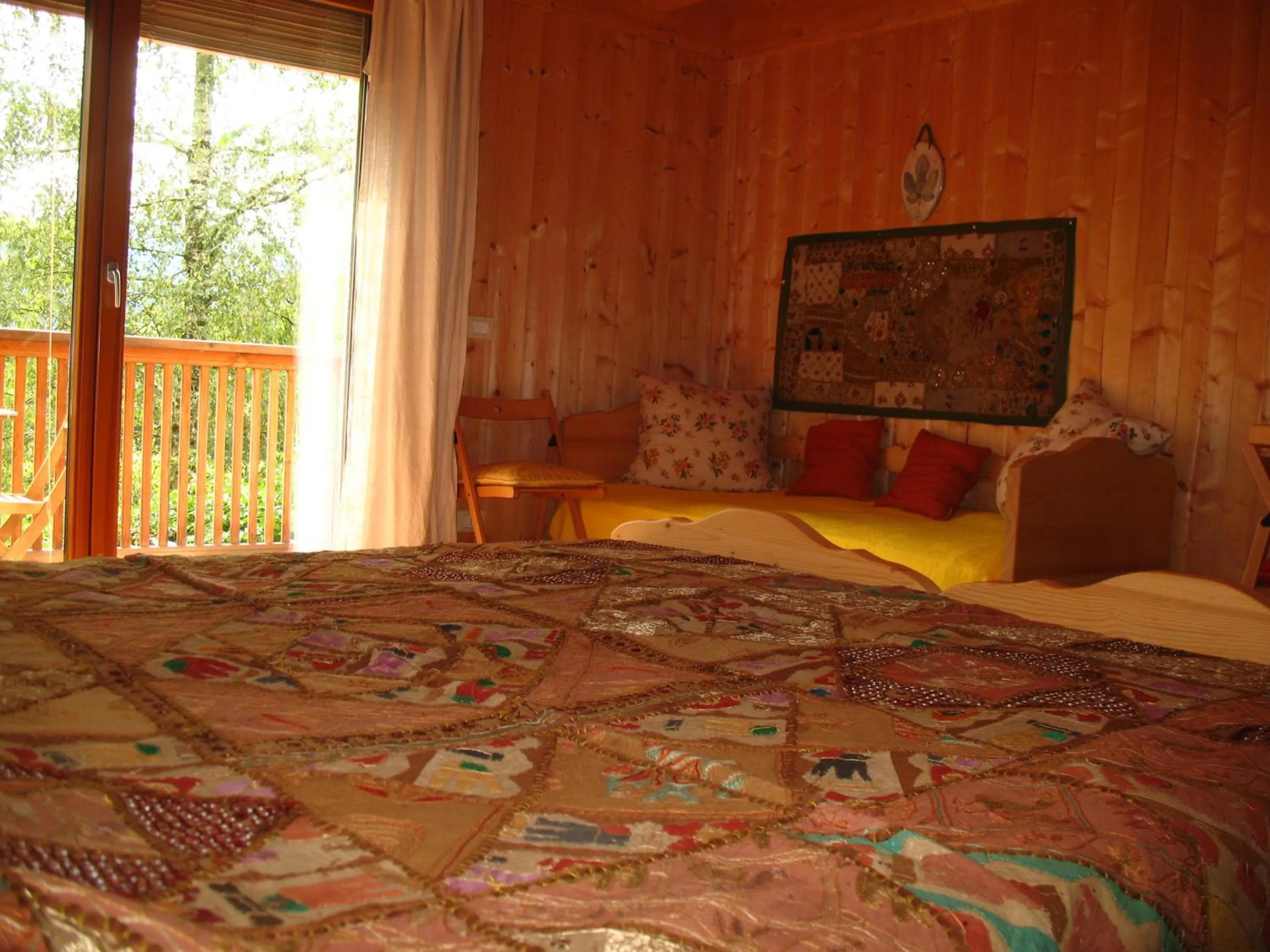 Photo of the whole room, Bed in BioAgriturismo Vegan Campo di Cielo