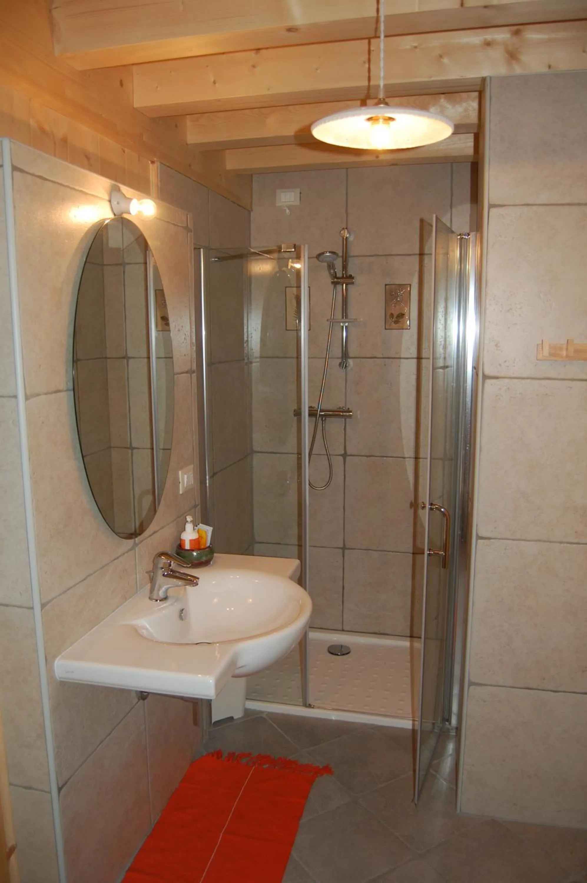 Bathroom in BioAgriturismo Vegan Campo di Cielo