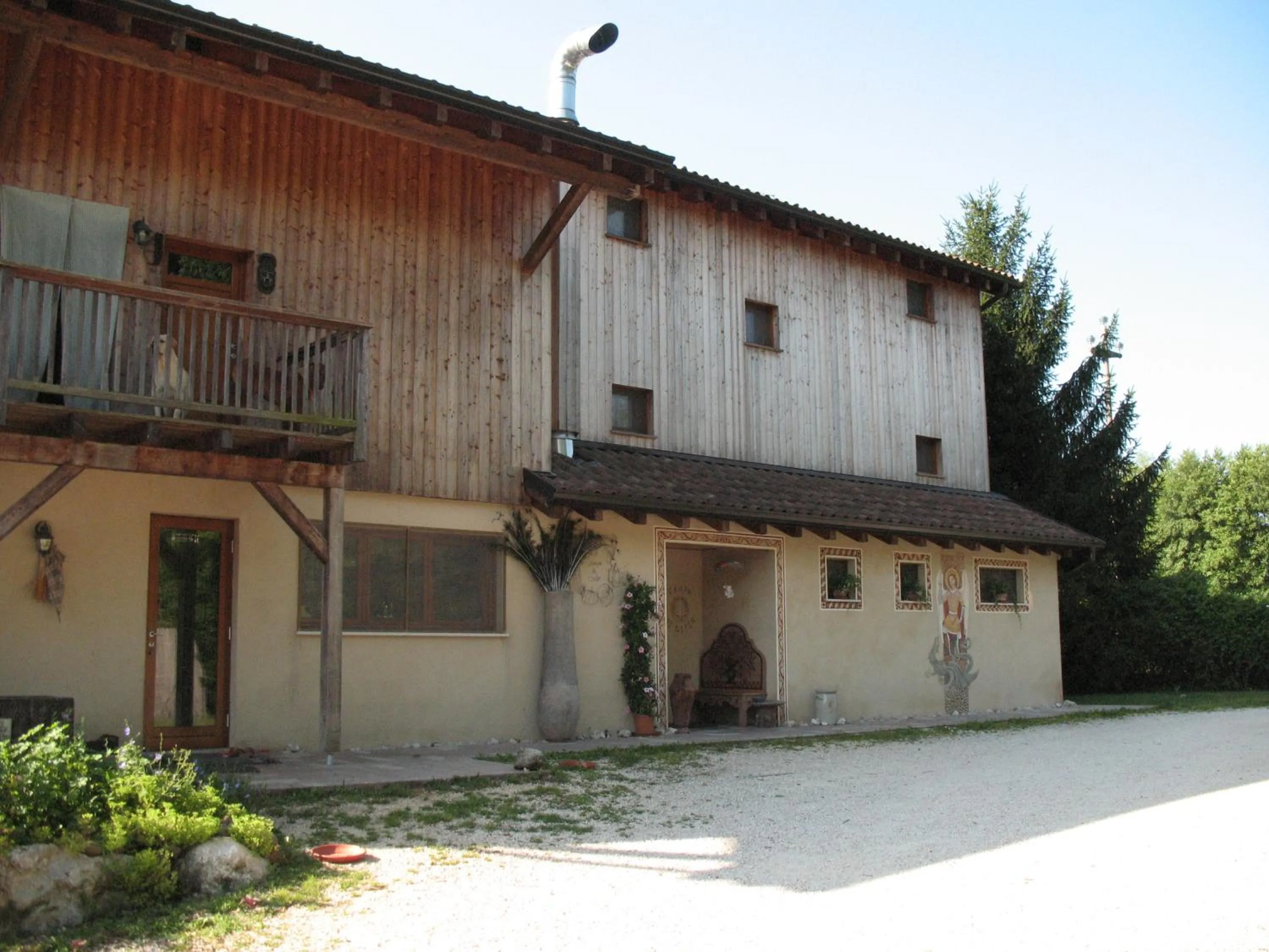 Facade/entrance in BioAgriturismo Vegan Campo di Cielo