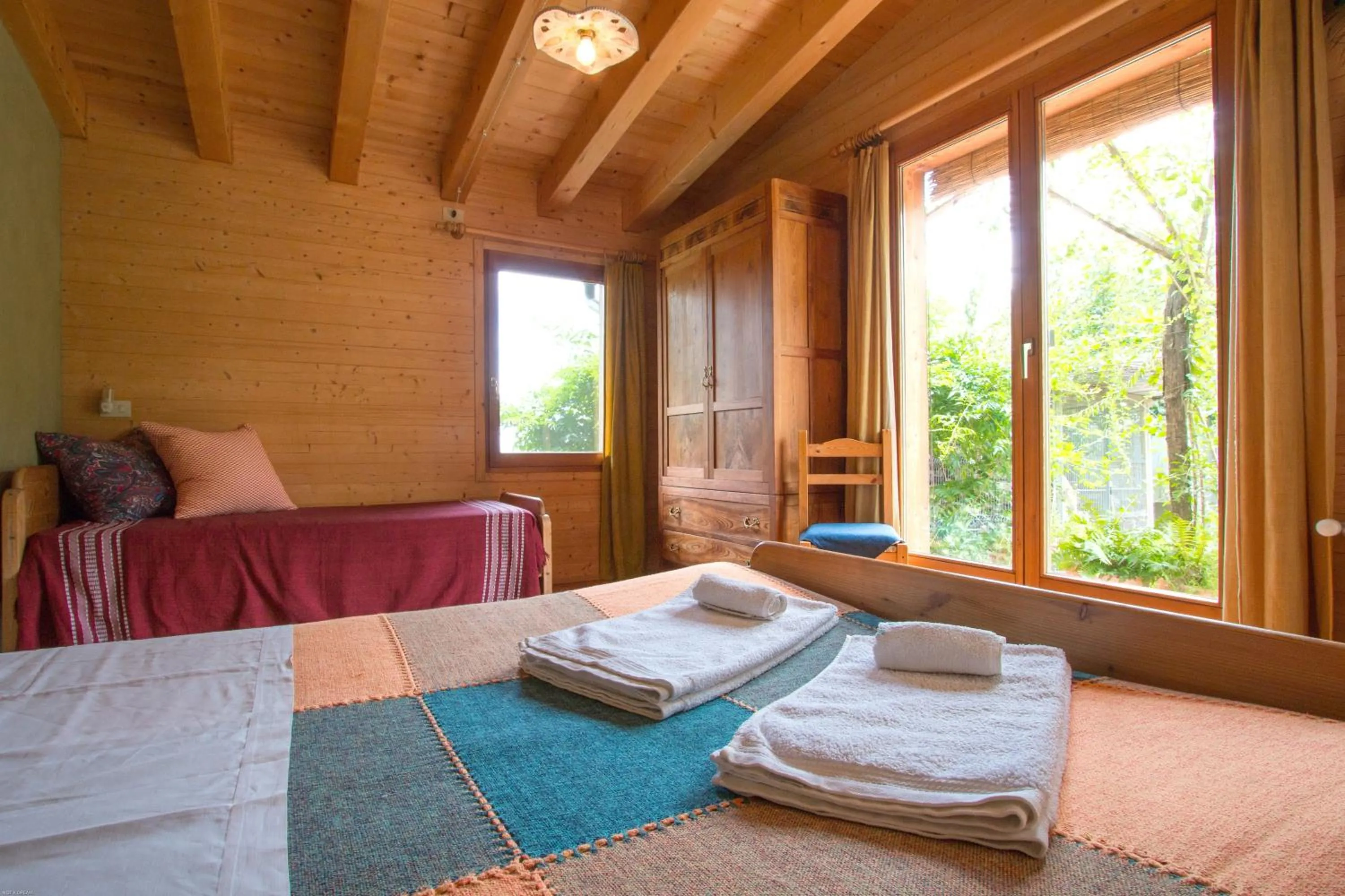 Photo of the whole room, Bed in BioAgriturismo Vegan Campo di Cielo