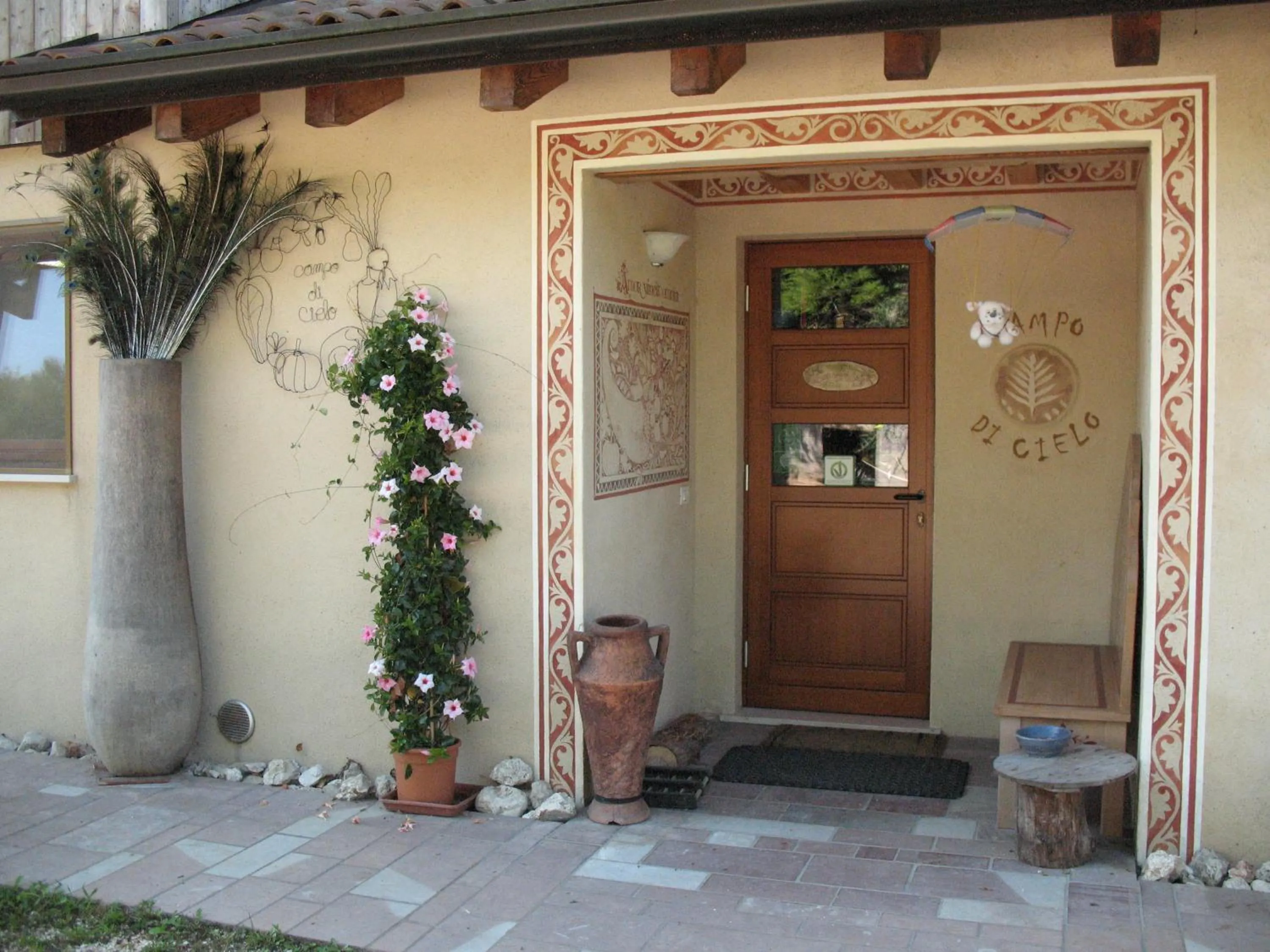 Facade/entrance in BioAgriturismo Vegan Campo di Cielo