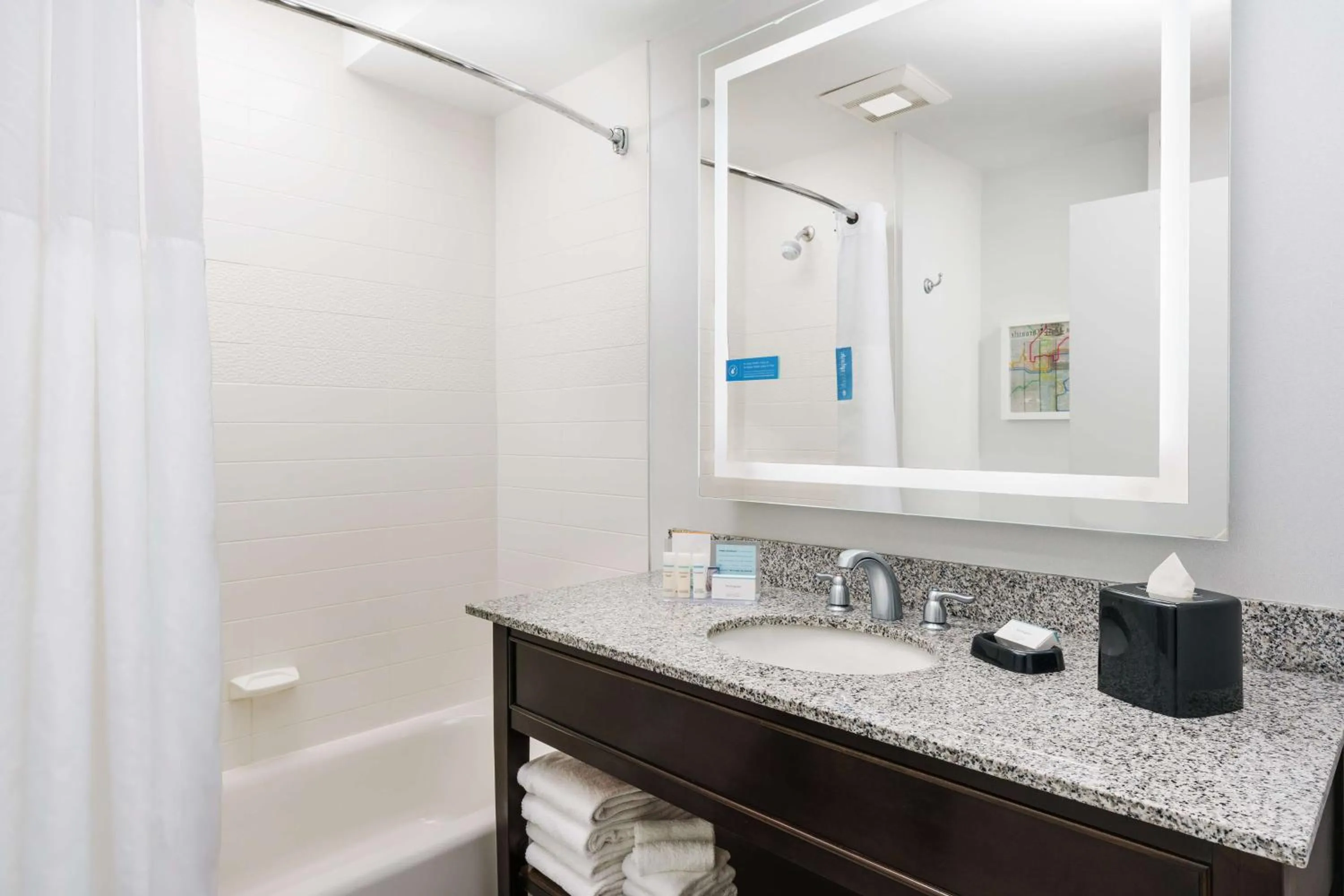 Bathroom in Hampton Inn Washington DC White House