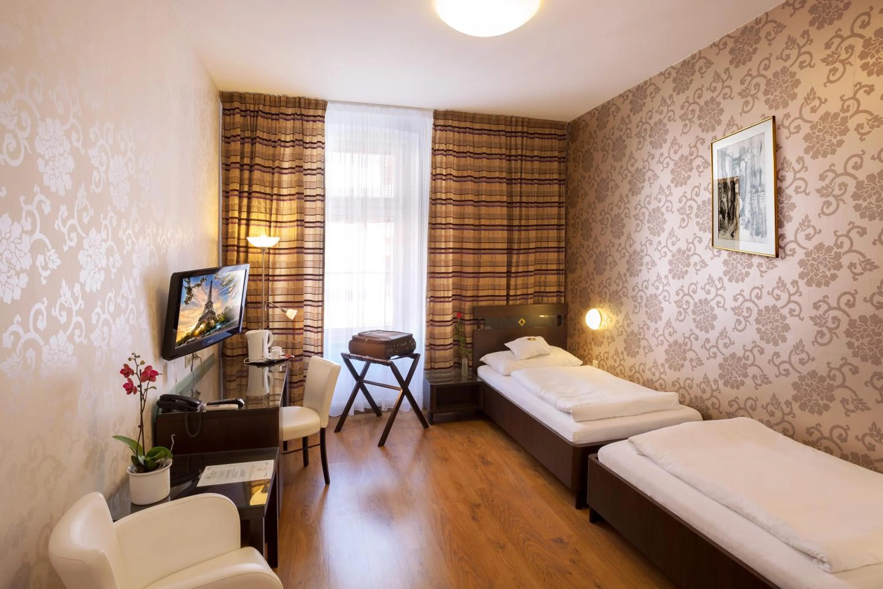 Decorative detail, Bed in Hotel Trinity