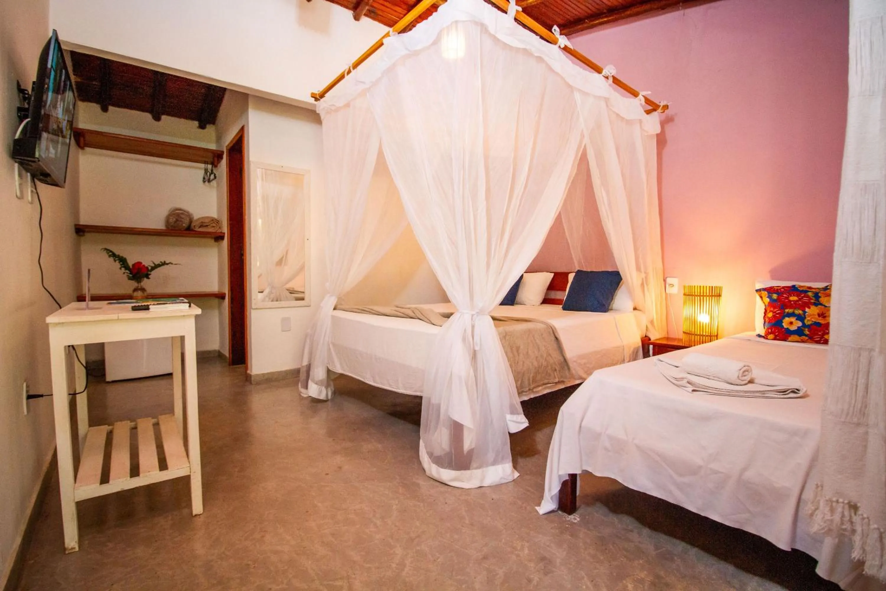 Bed in Travel Inn Pousadas & Beach Club Trancoso