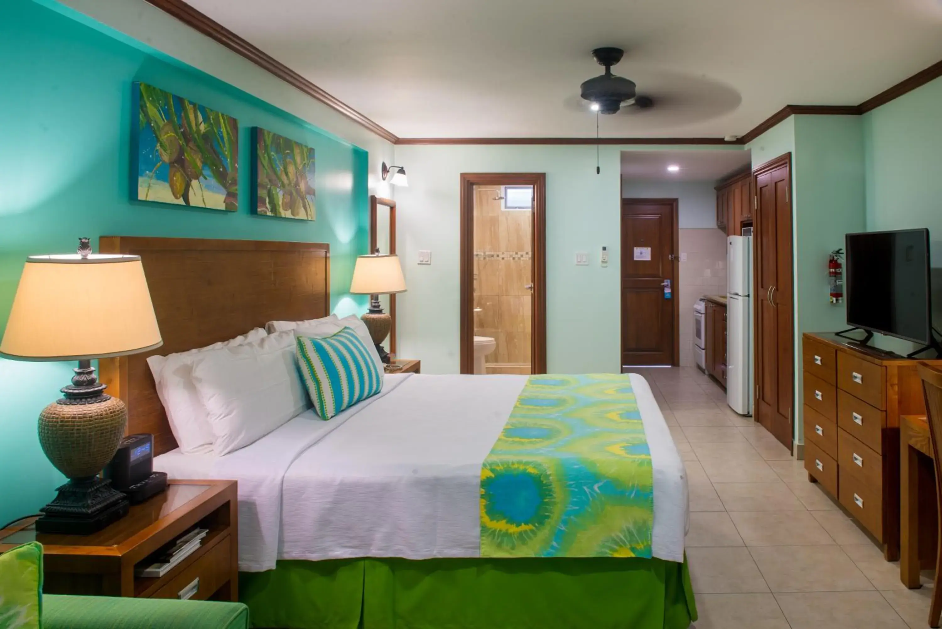 Bed in Yellow Bird Hotel Bed in Yellow Bird Hotel