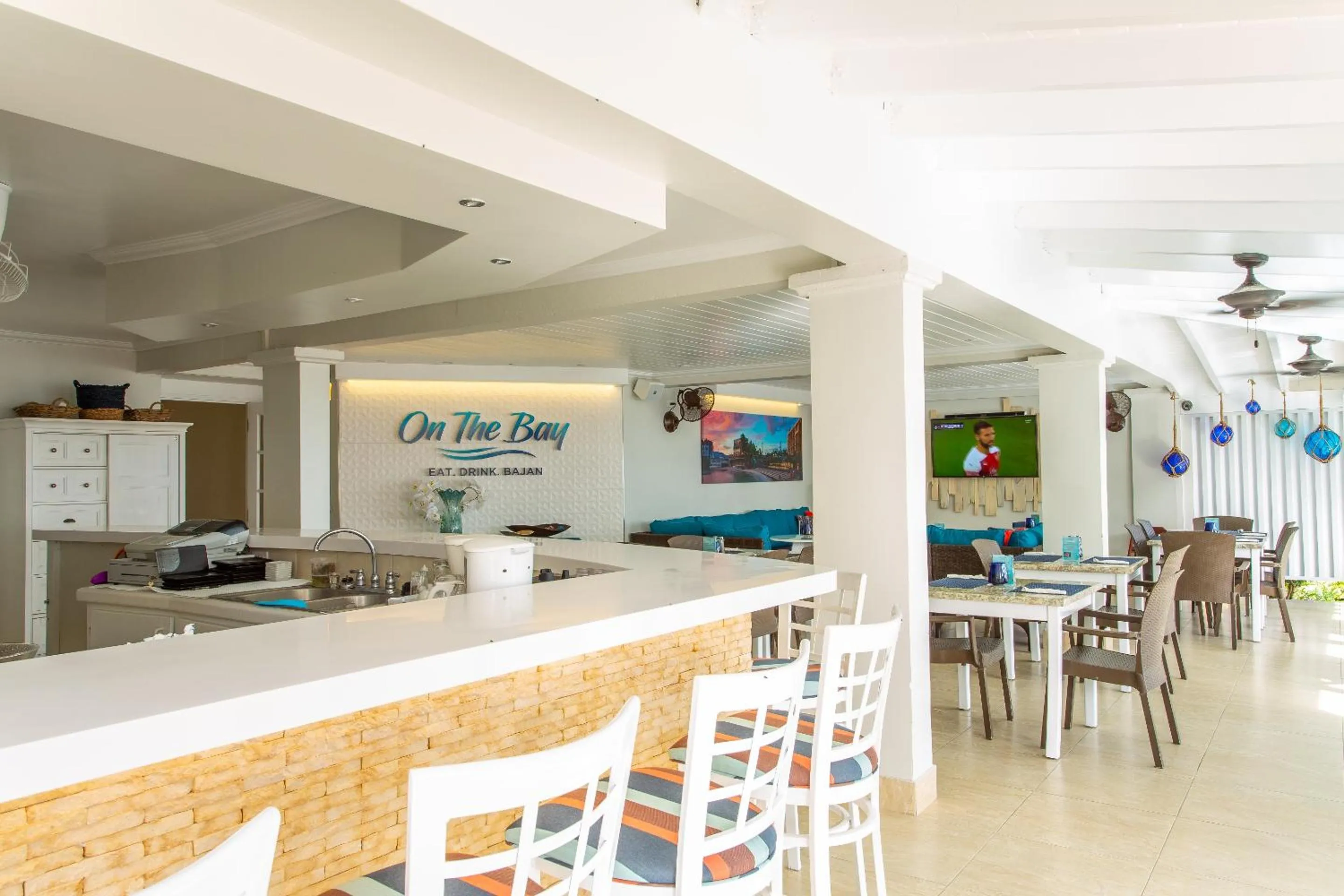 Dining area in Yellow Bird Hotel