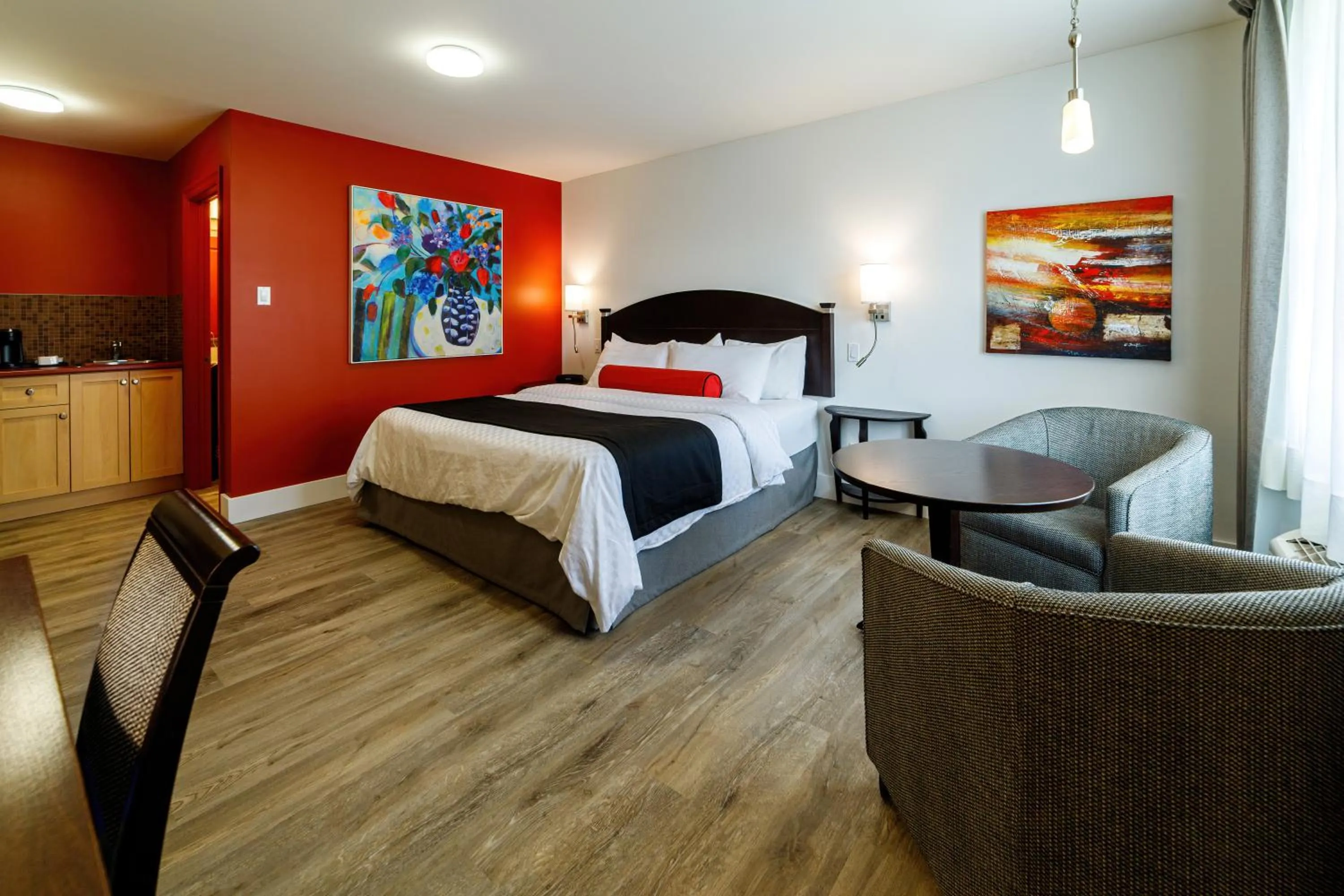 Bed in Hotel-Motel Castel de la Mer