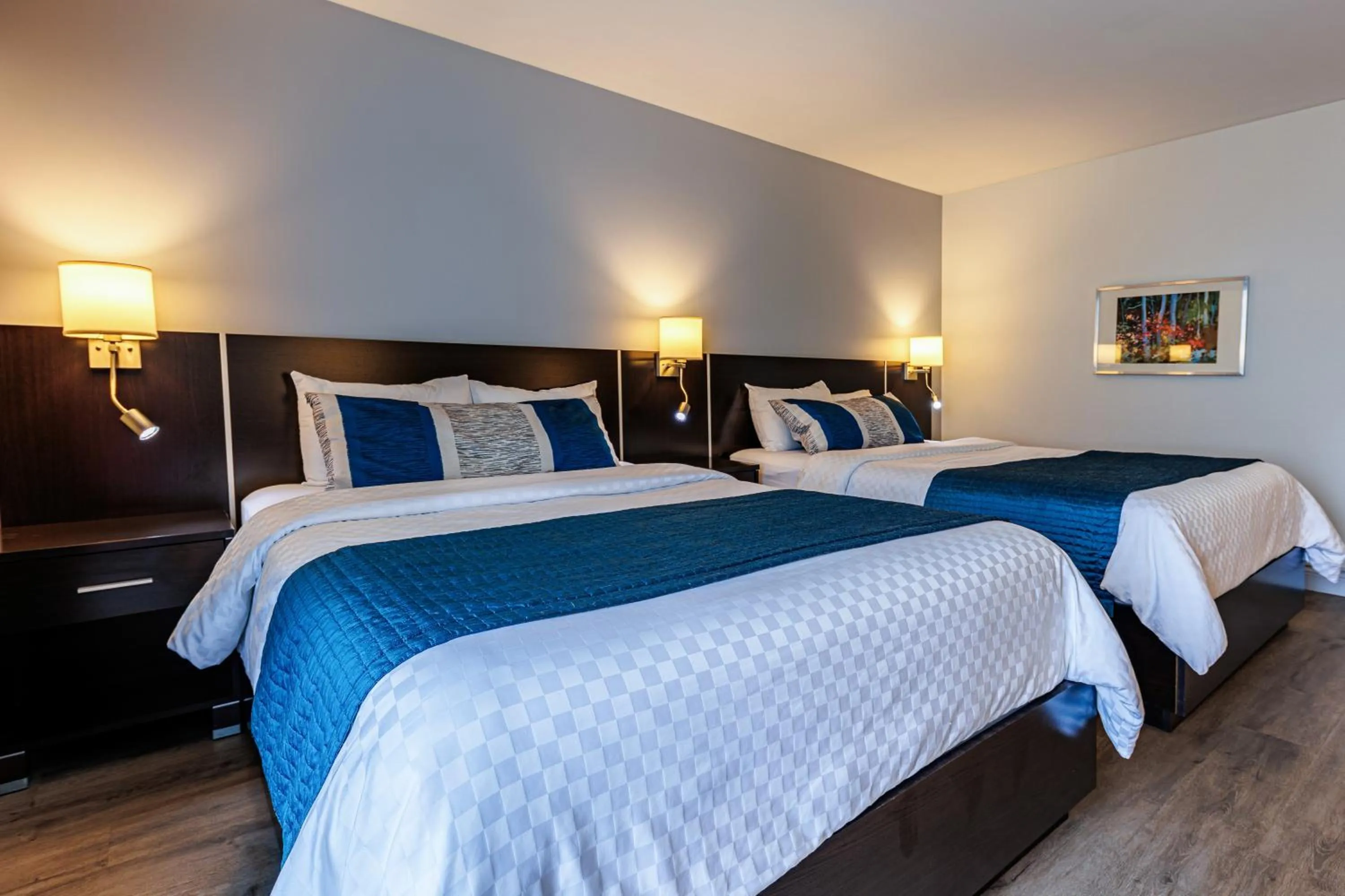 Bed in Hotel-Motel Castel de la Mer