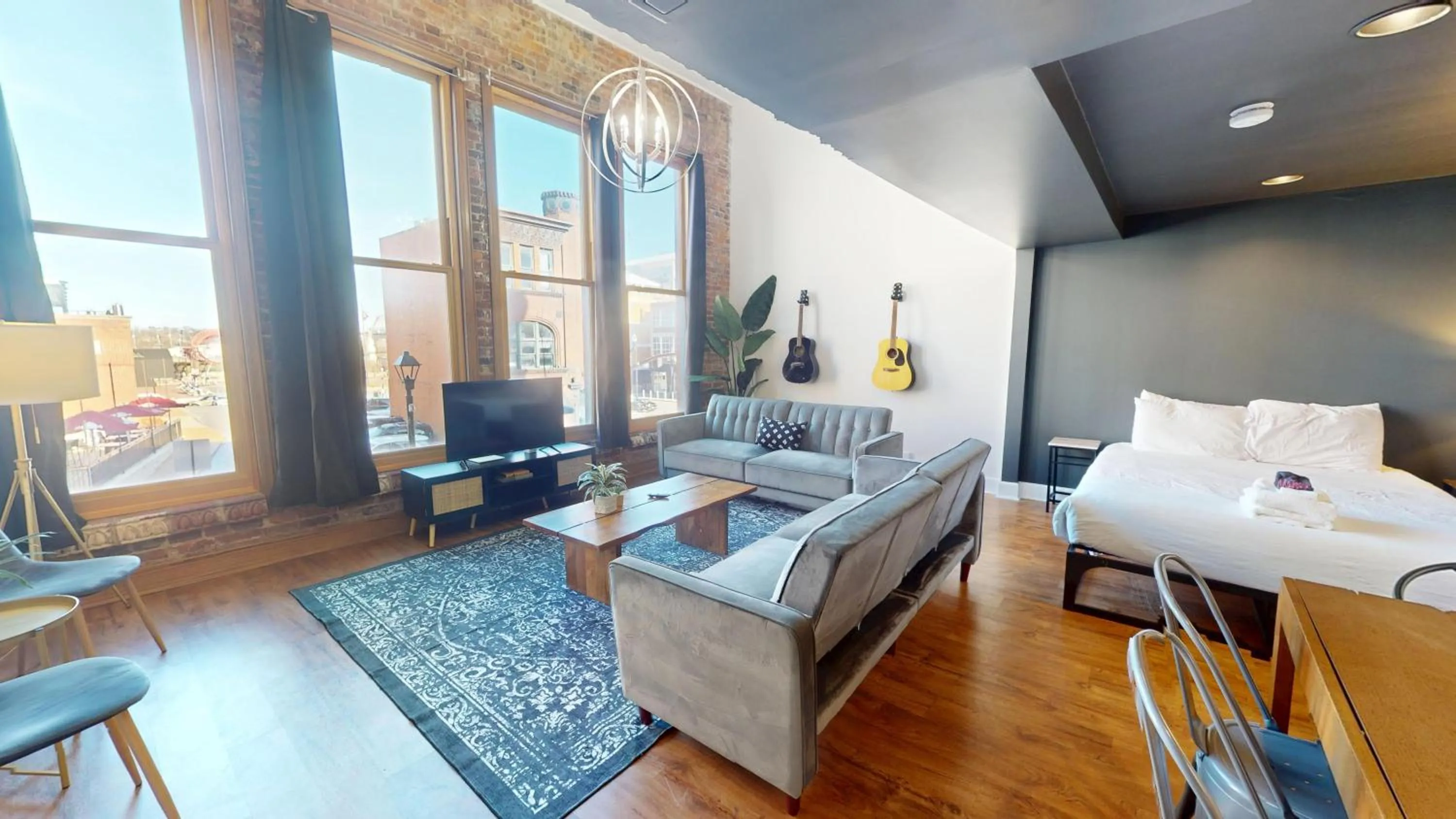 Bed in The Lofts at 107