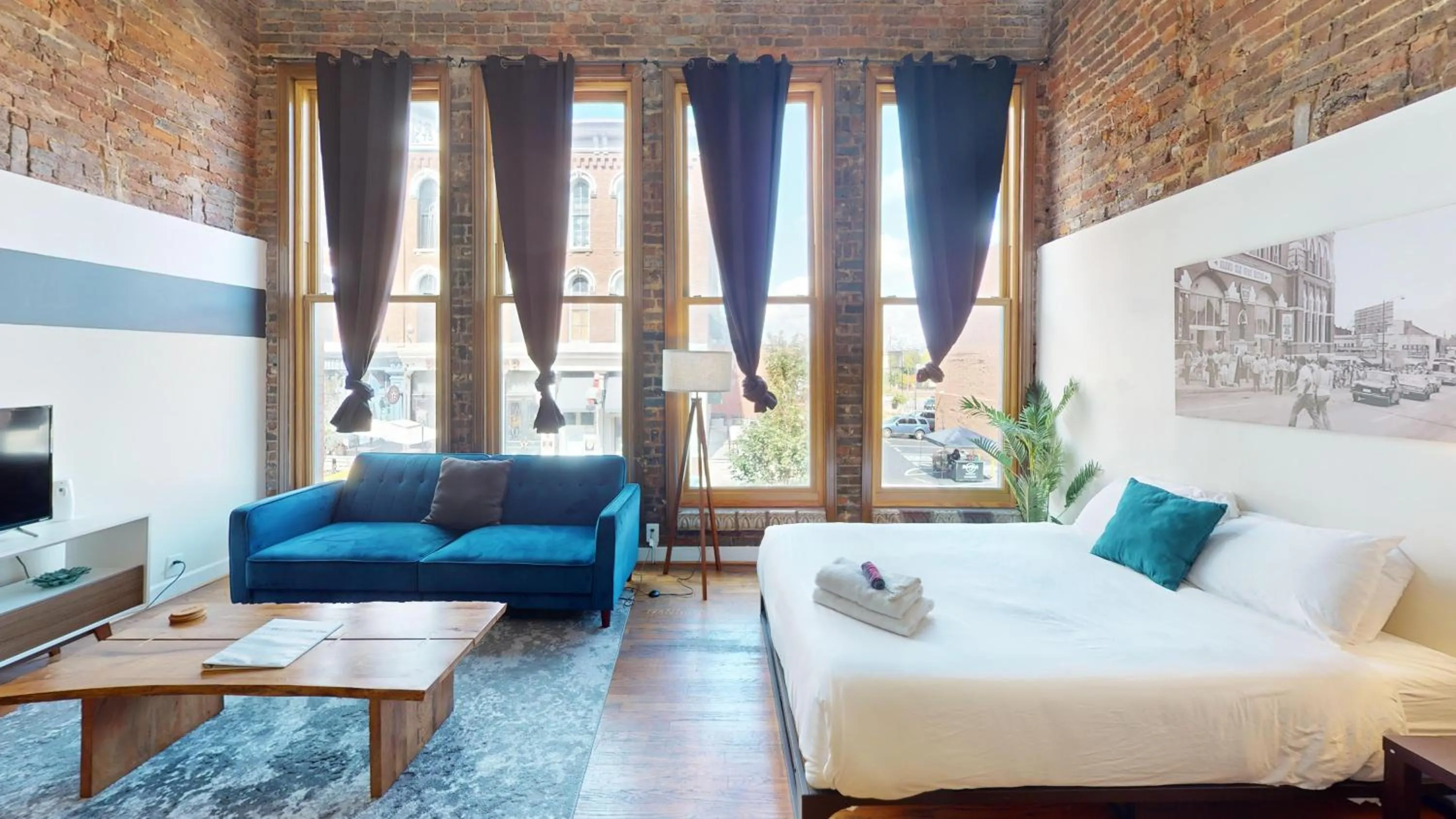 Bed in The Lofts at 107