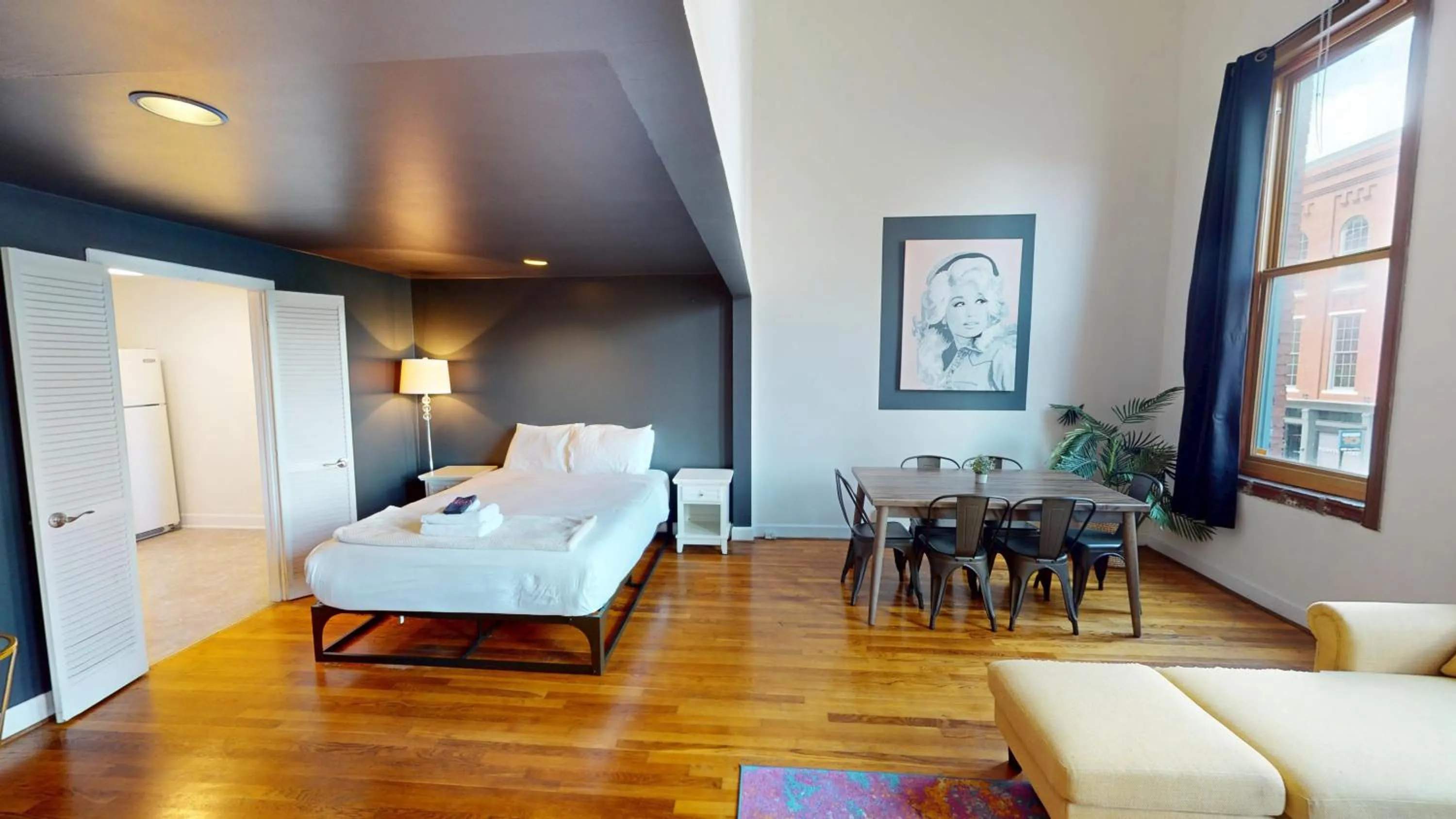 Bed in The Lofts at 107