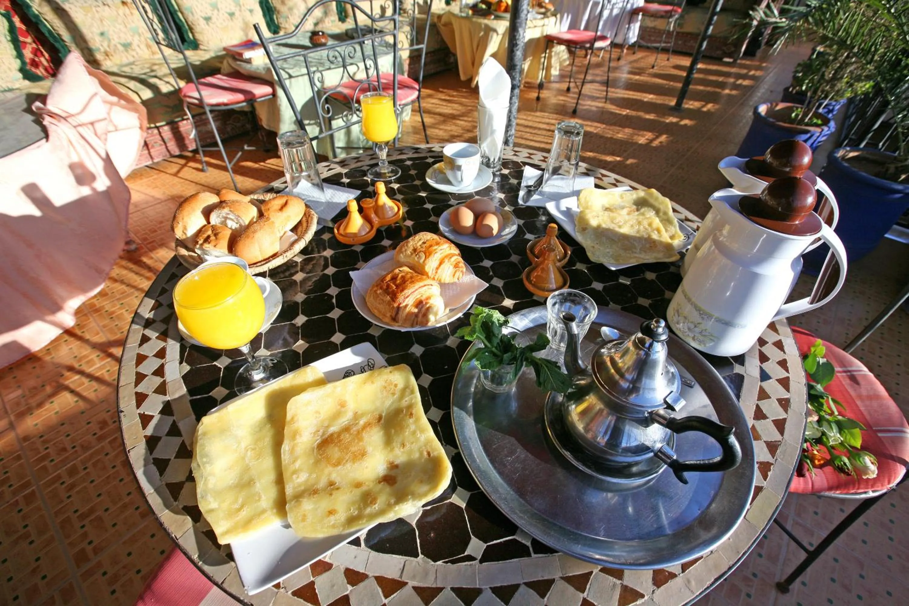 Food and drinks in Riad Taghazoute