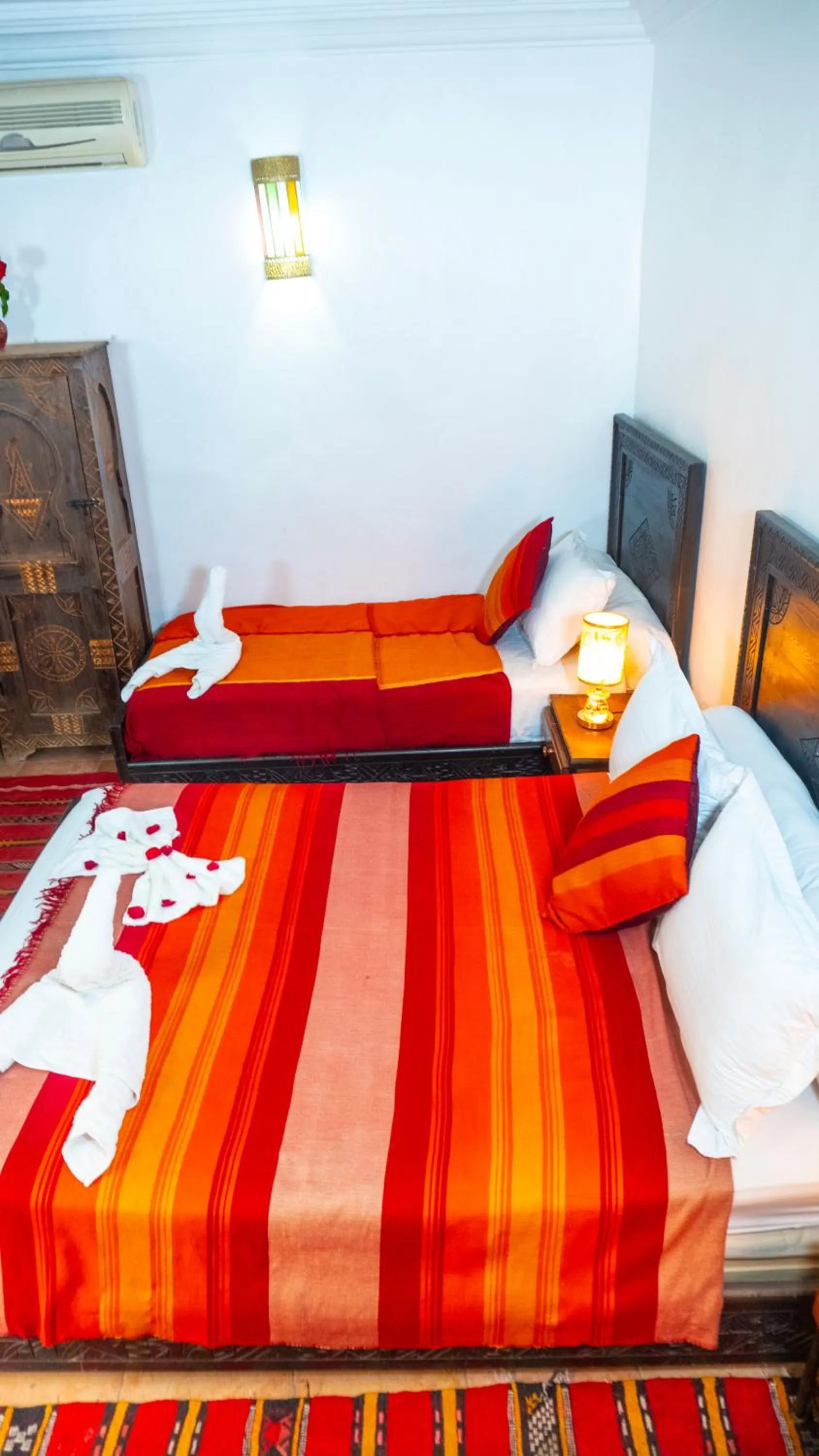 Bed in Riad Taghazoute