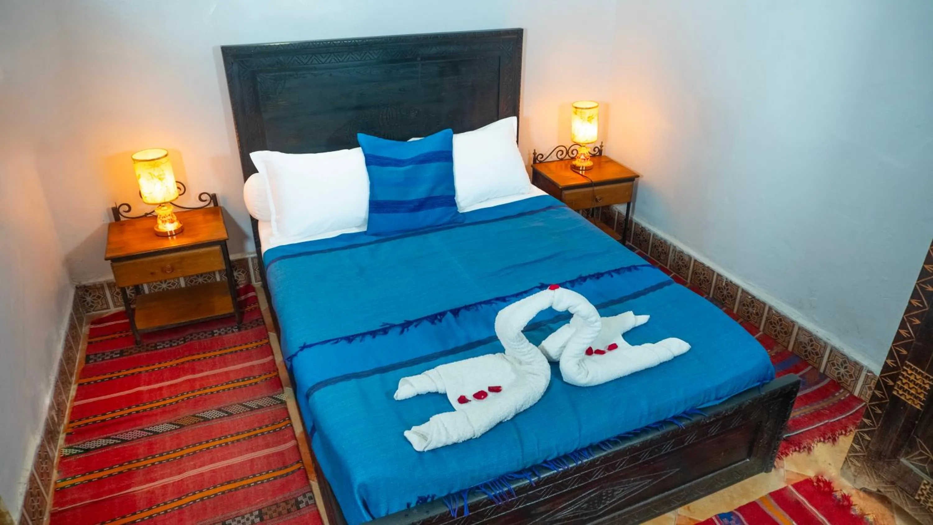 Bed in Riad Taghazoute