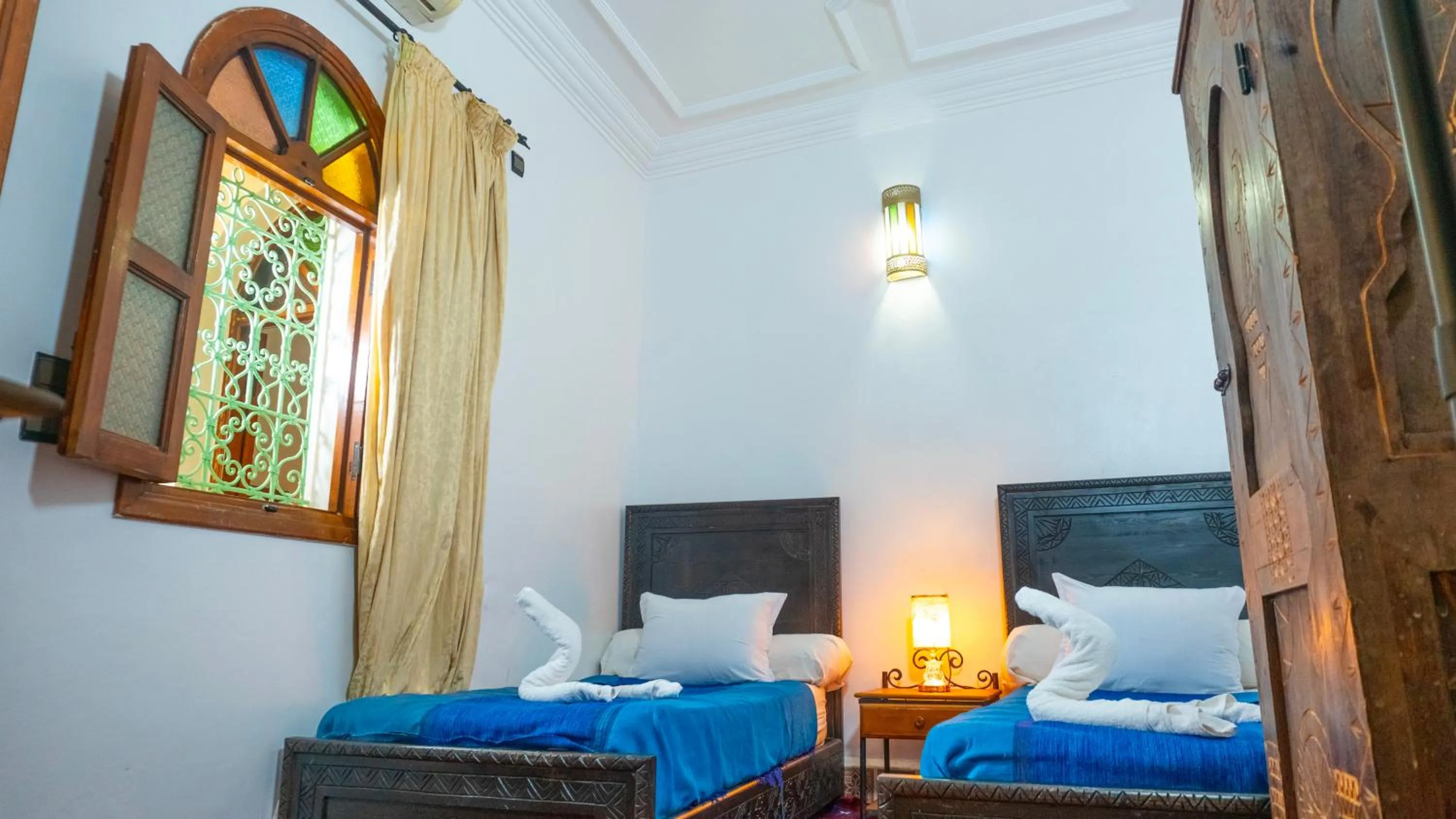 Bed in Riad Taghazoute