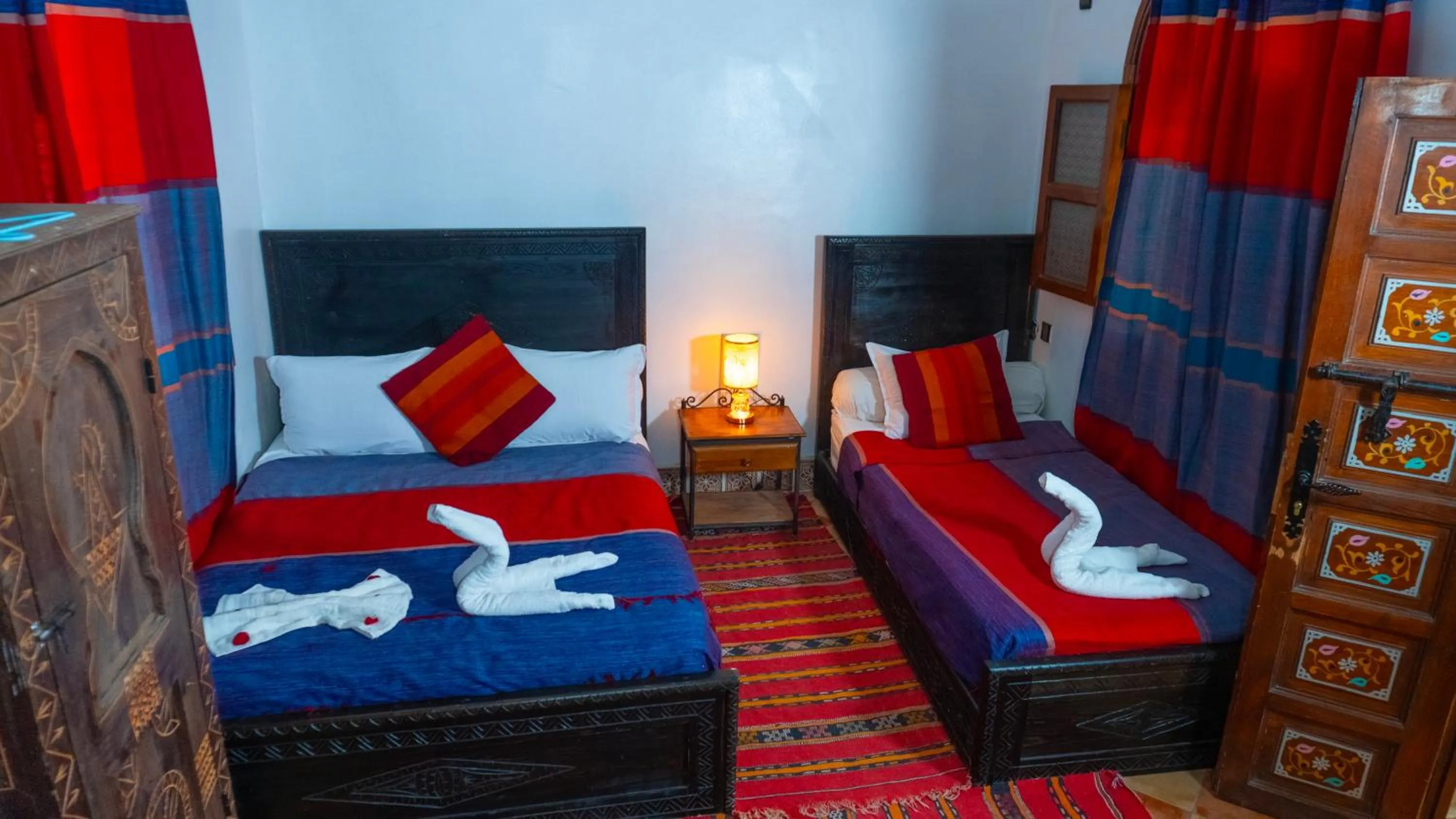 Bed in Riad Taghazoute