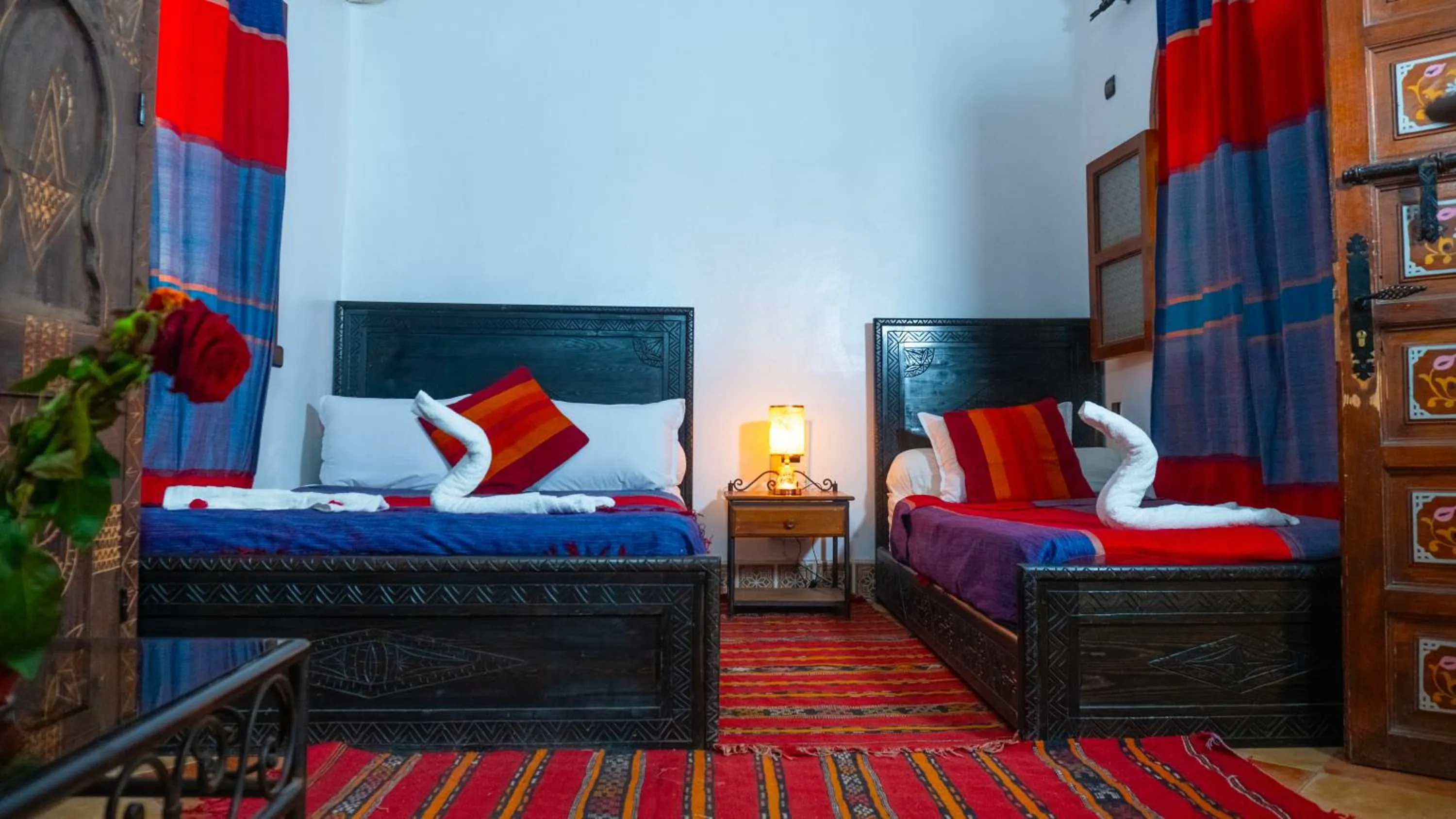 Bed in Riad Taghazoute