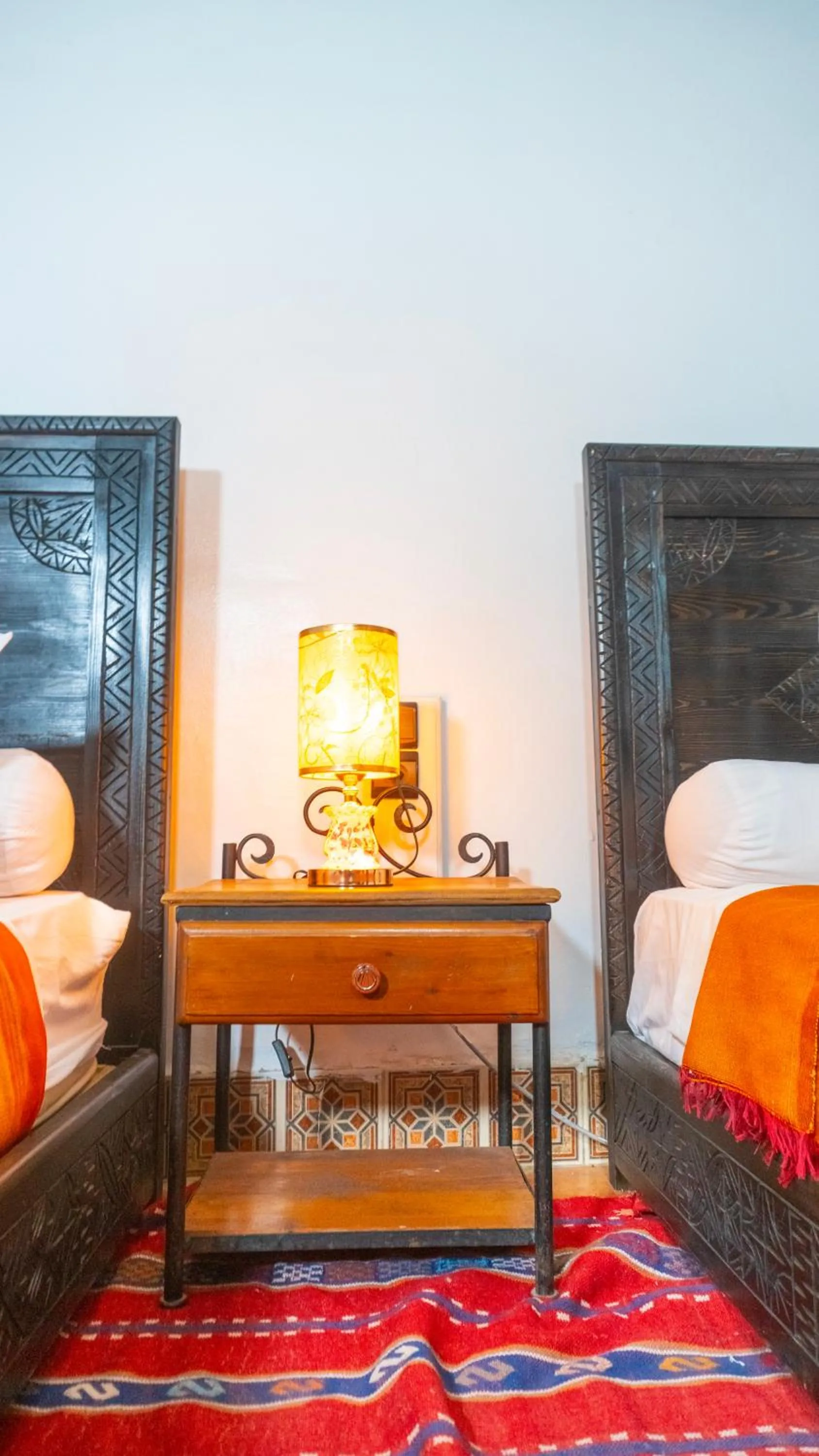 Bed in Riad Taghazoute