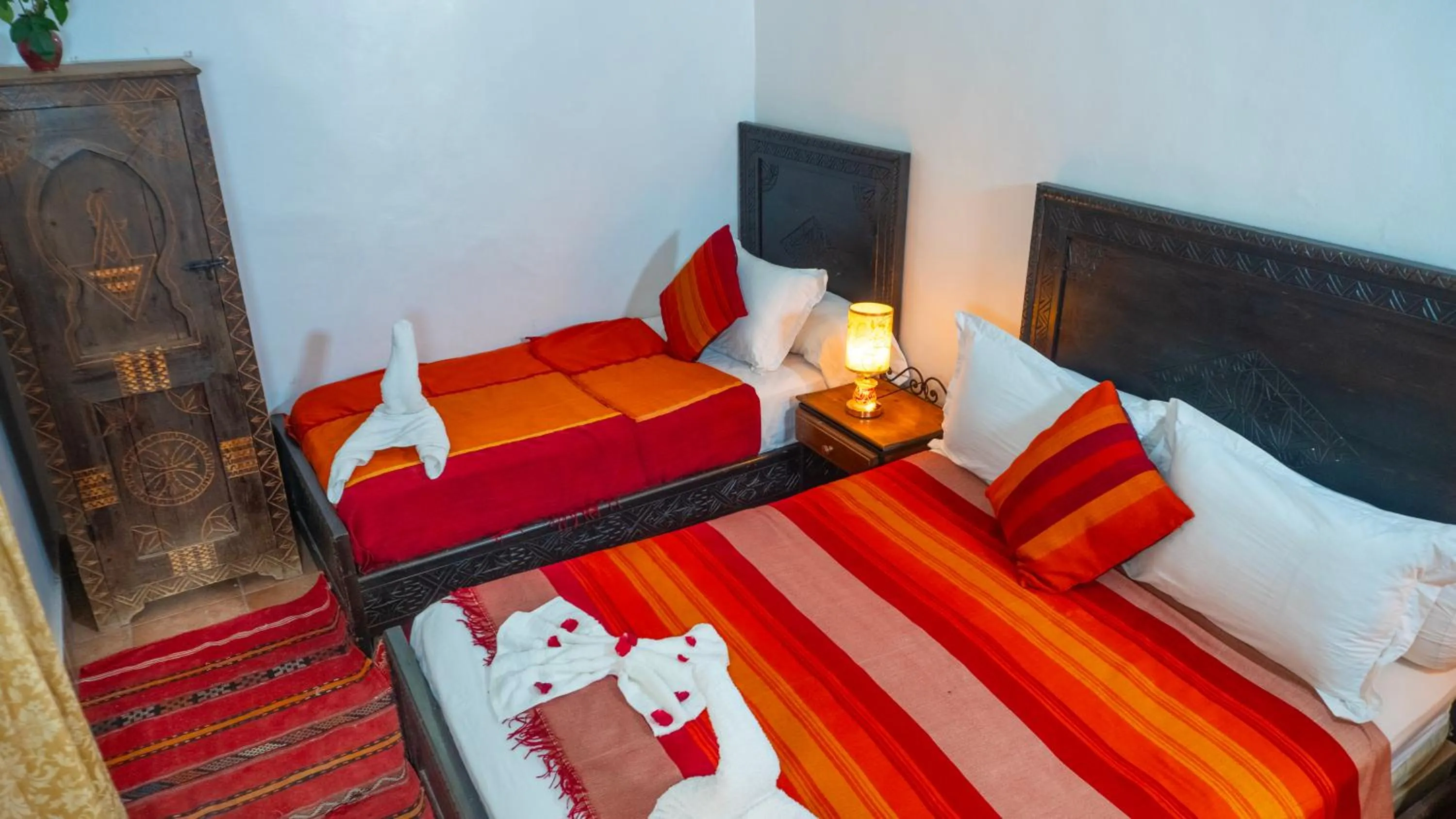 Bed in Riad Taghazoute