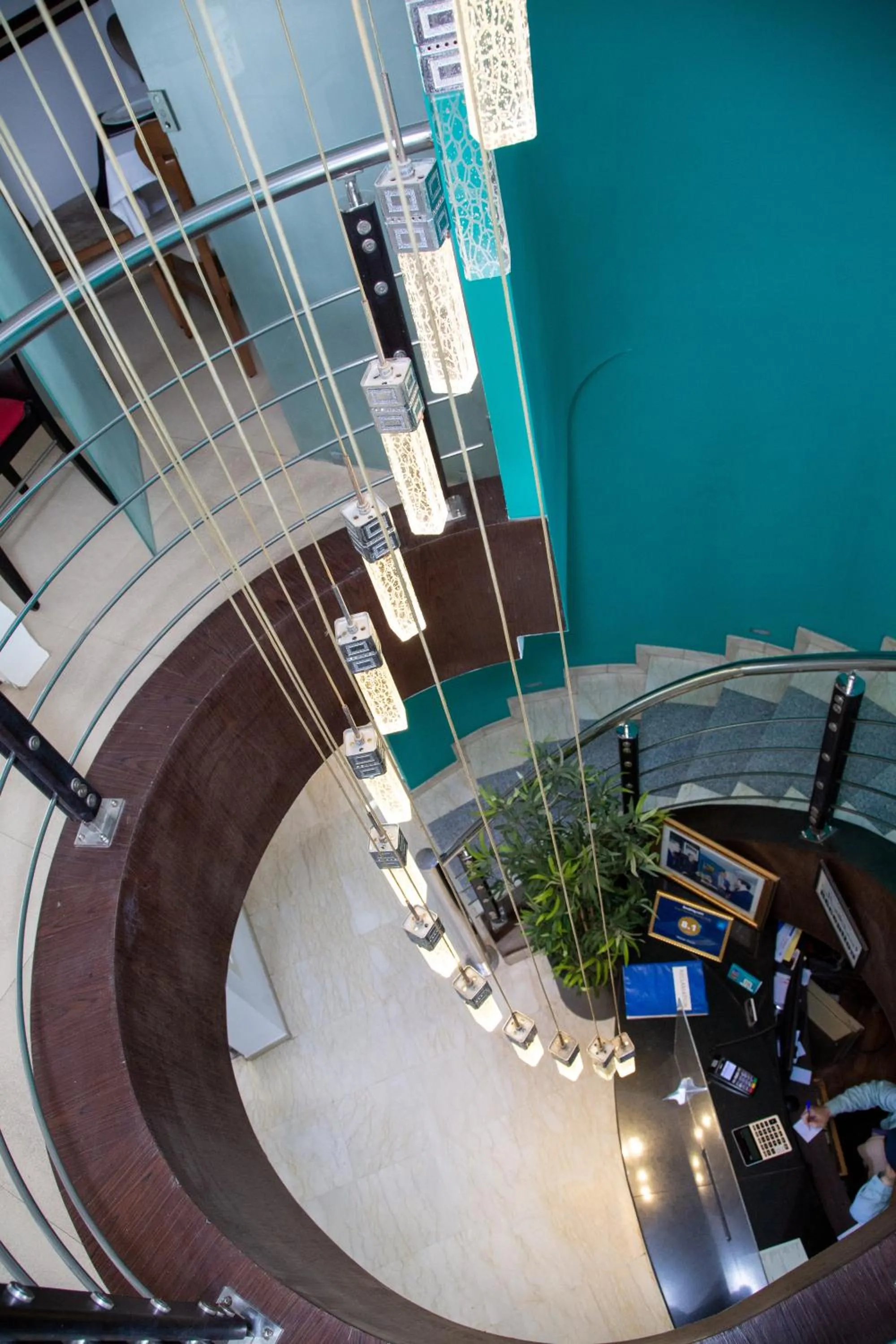 Lobby or reception in Malak Hotel