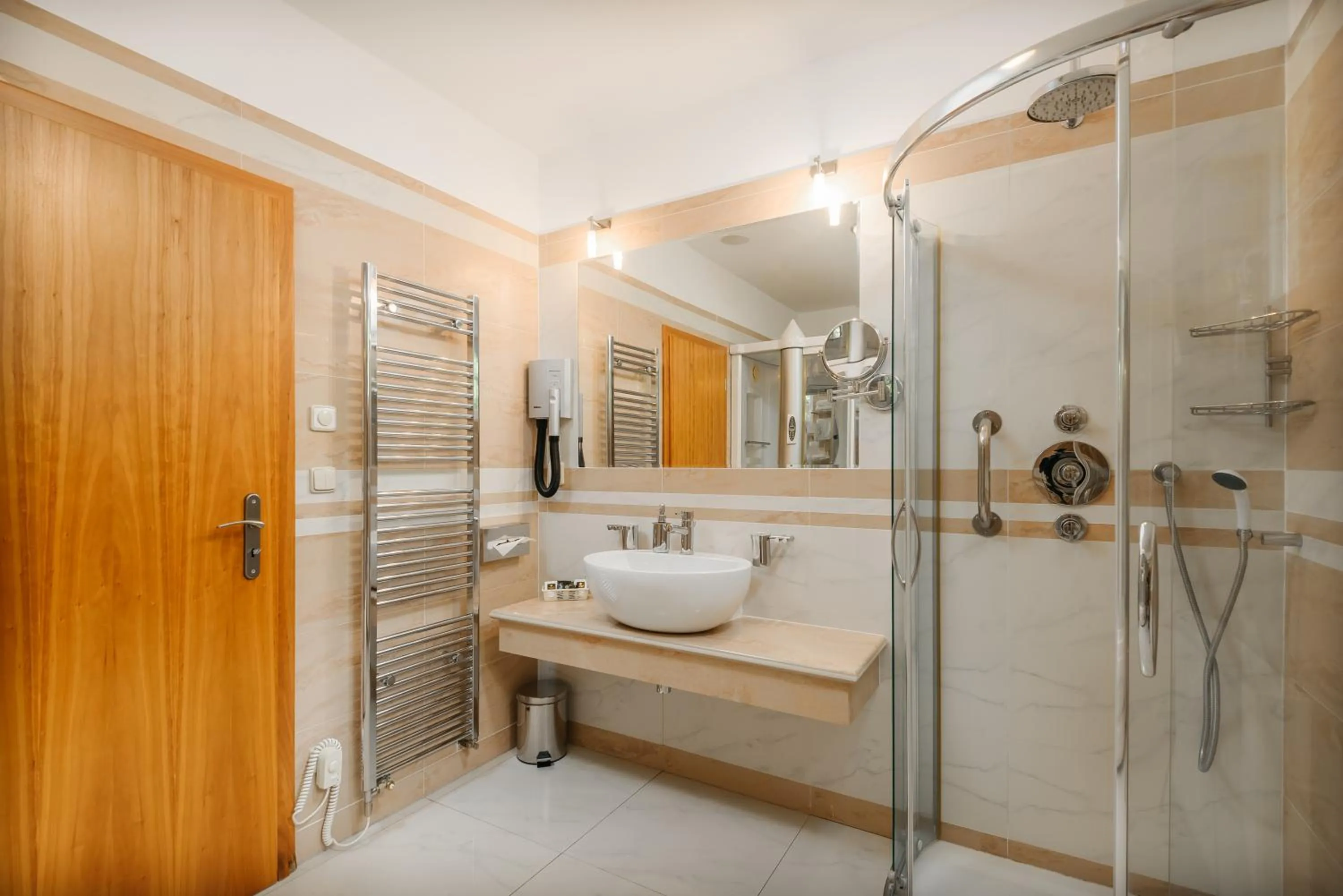 Shower in Hotel Richard Spa & Wellness