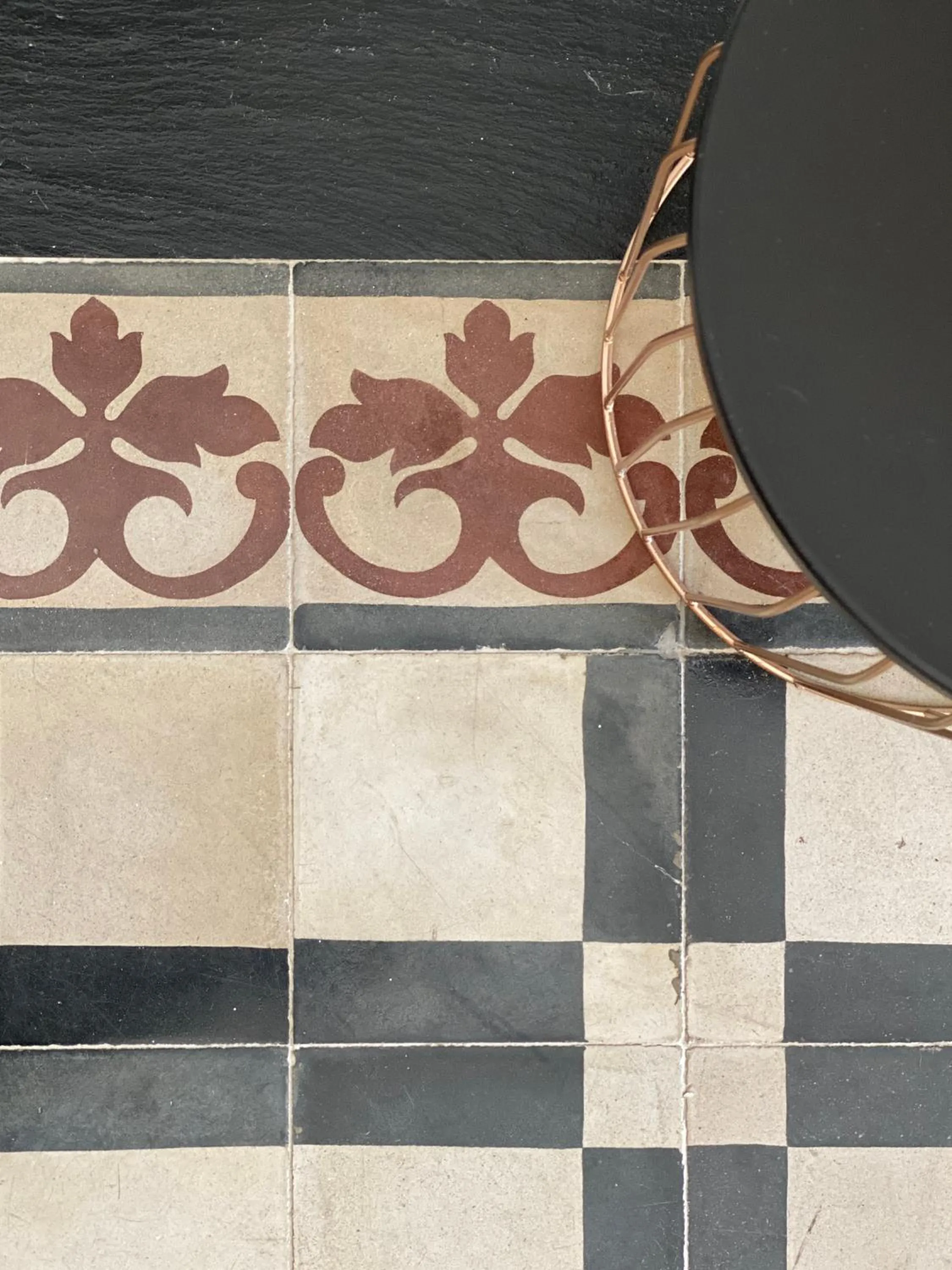 Decorative detail in B&B Palazzo Corselli