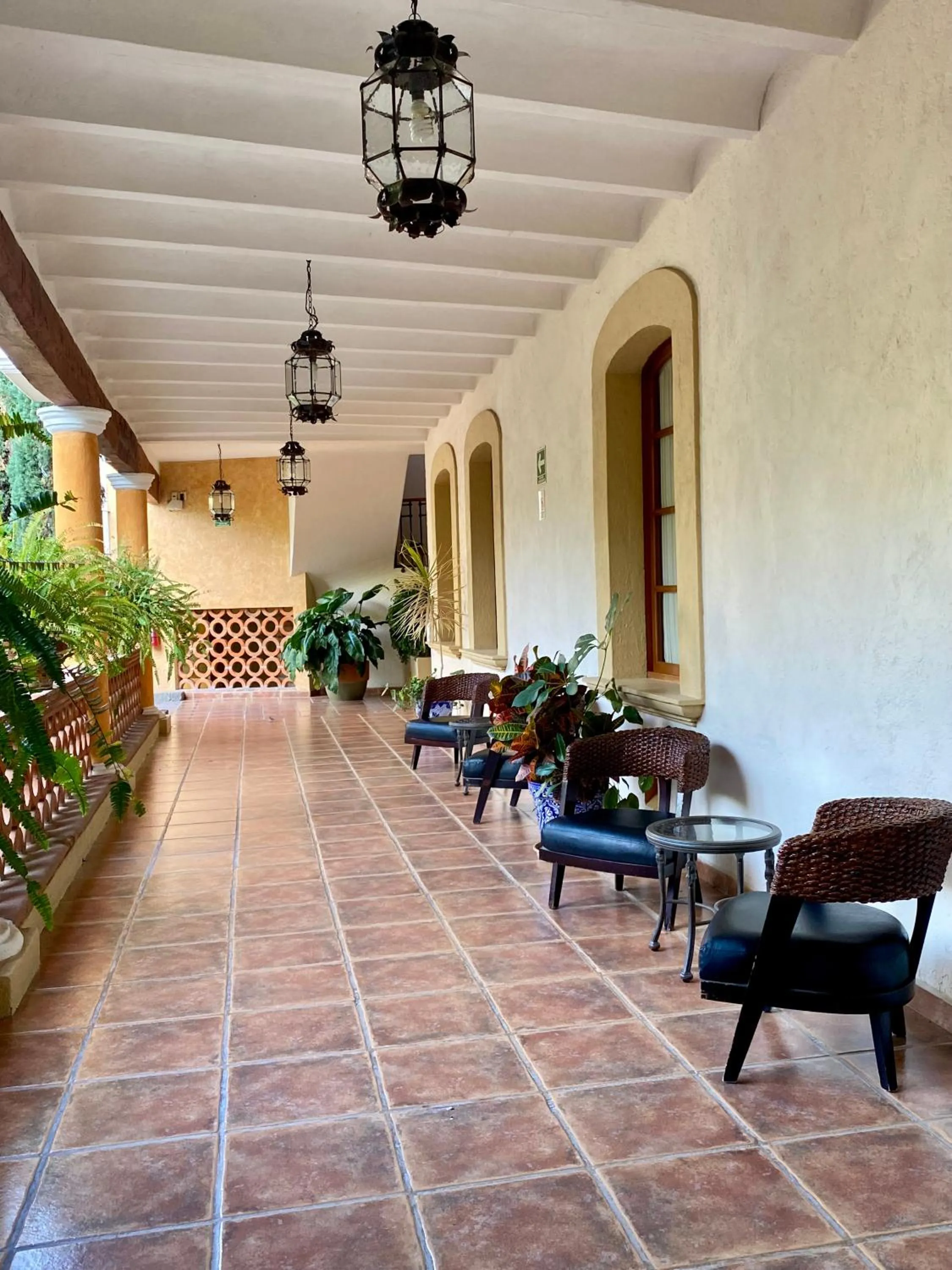 Patio in Hotel Boutique La Granja
