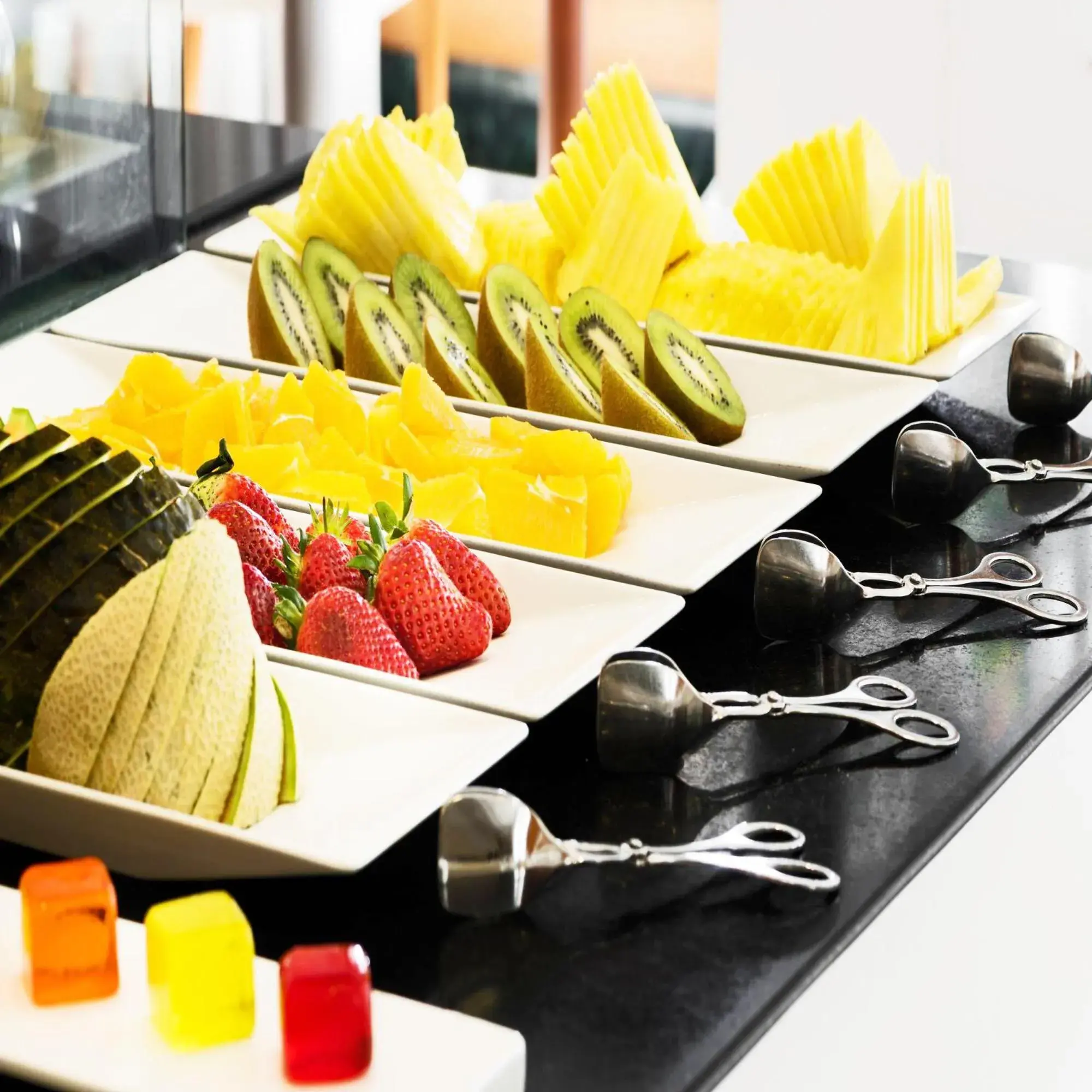 Buffet breakfast in O2 Hotel Iguazu Buffet breakfast in O2 Hotel Iguazu