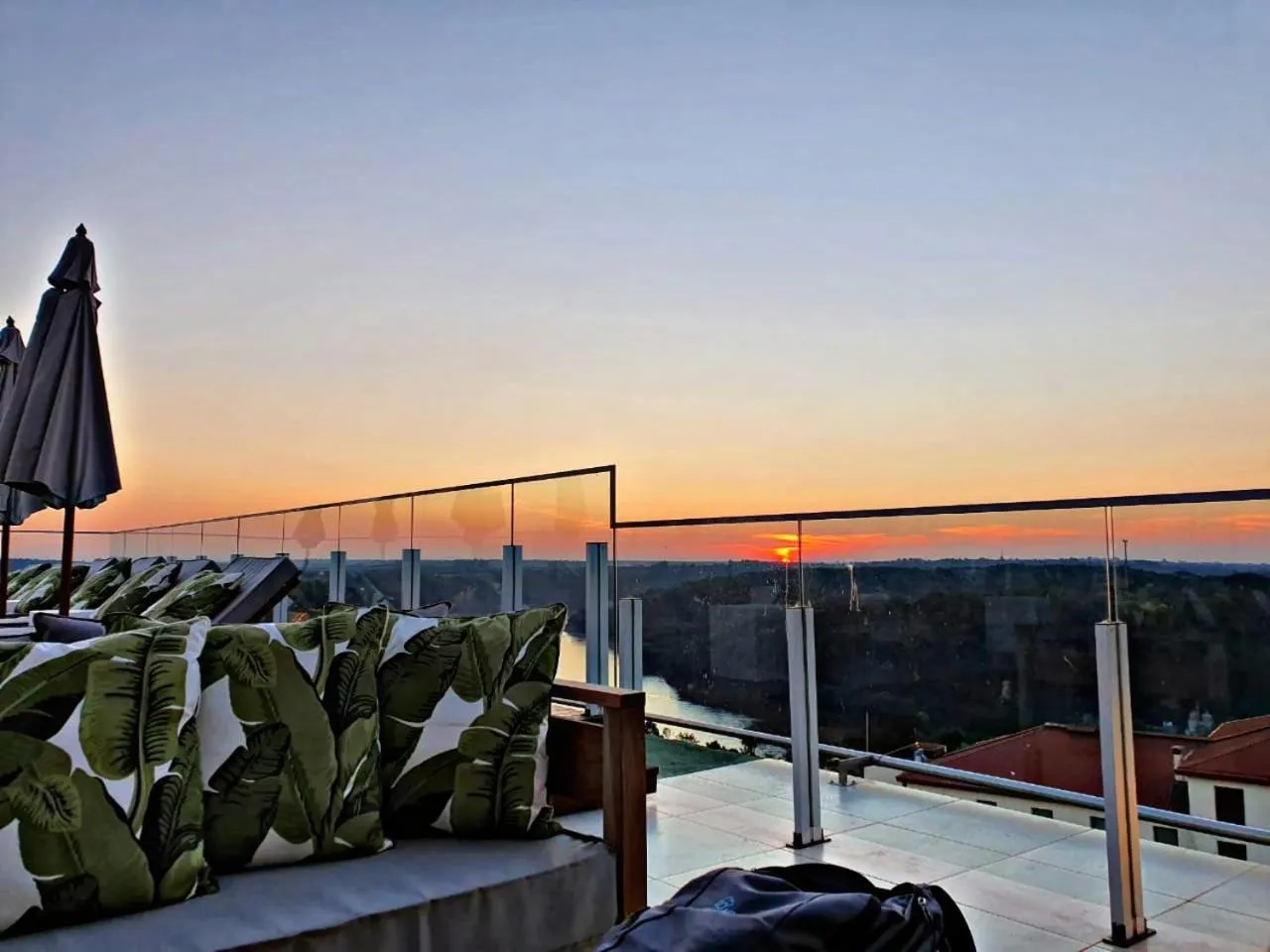 Sunset in O2 Hotel Iguazu