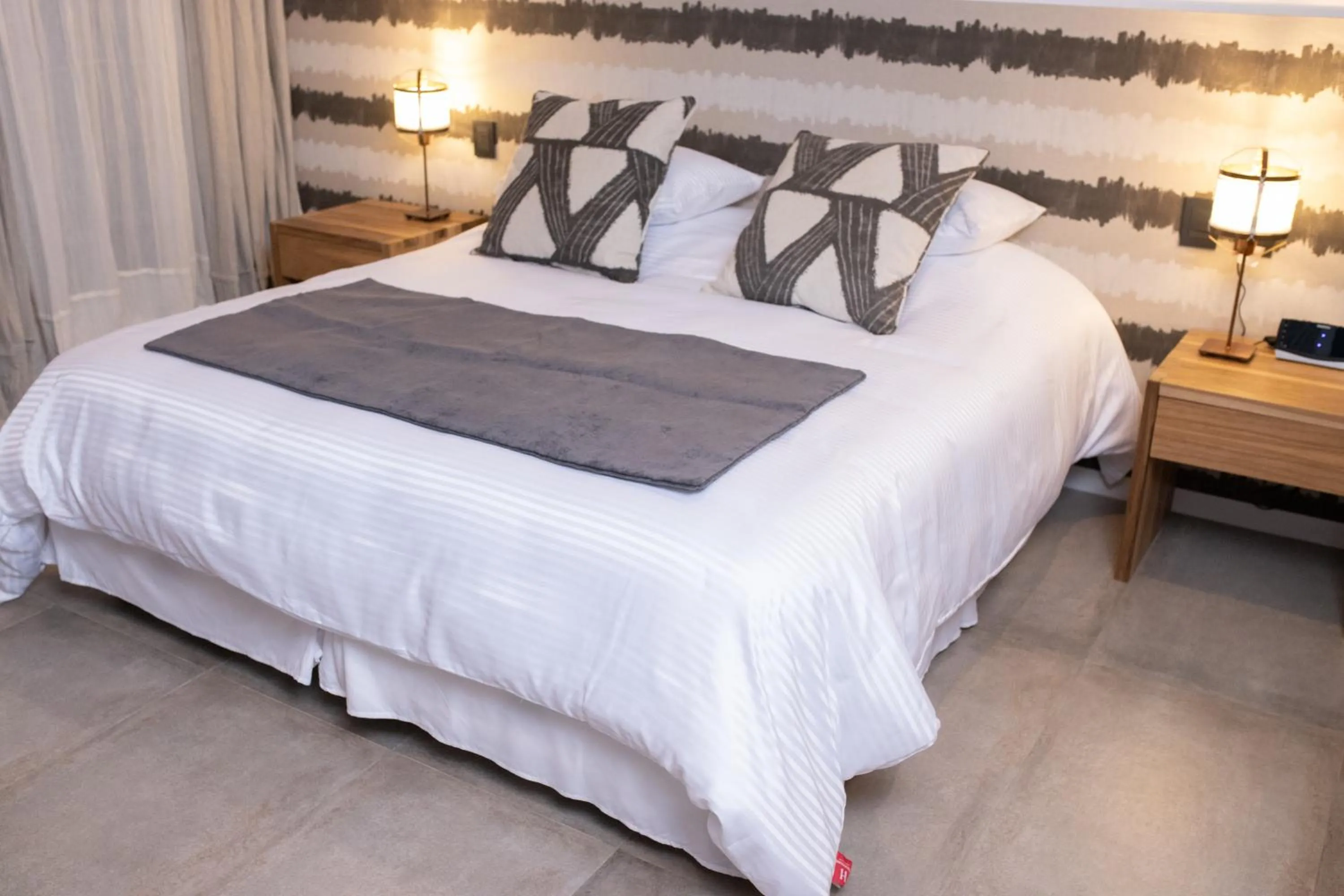 Bed in O2 Hotel Iguazu