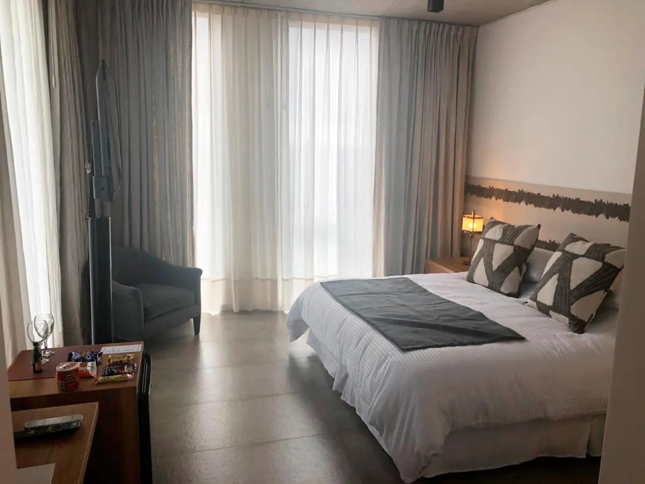 Bed in O2 Hotel Iguazu