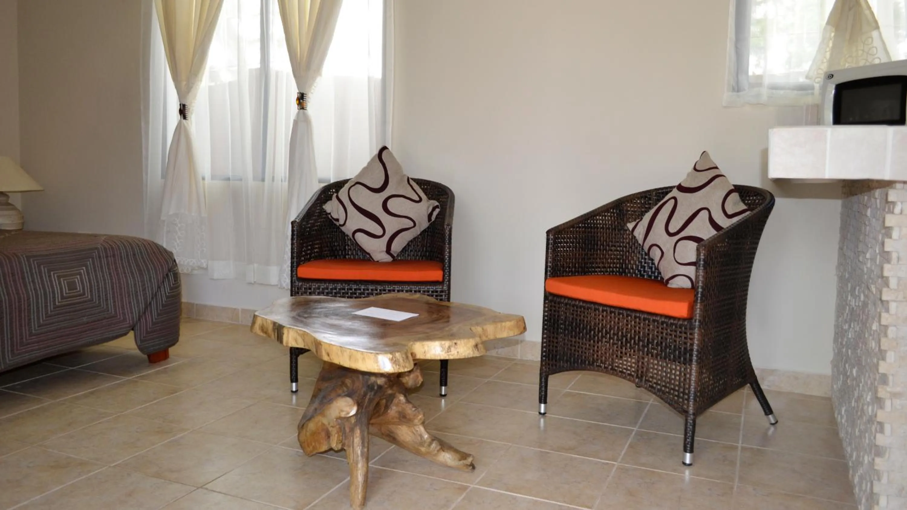 Decorative detail in Villa Creole