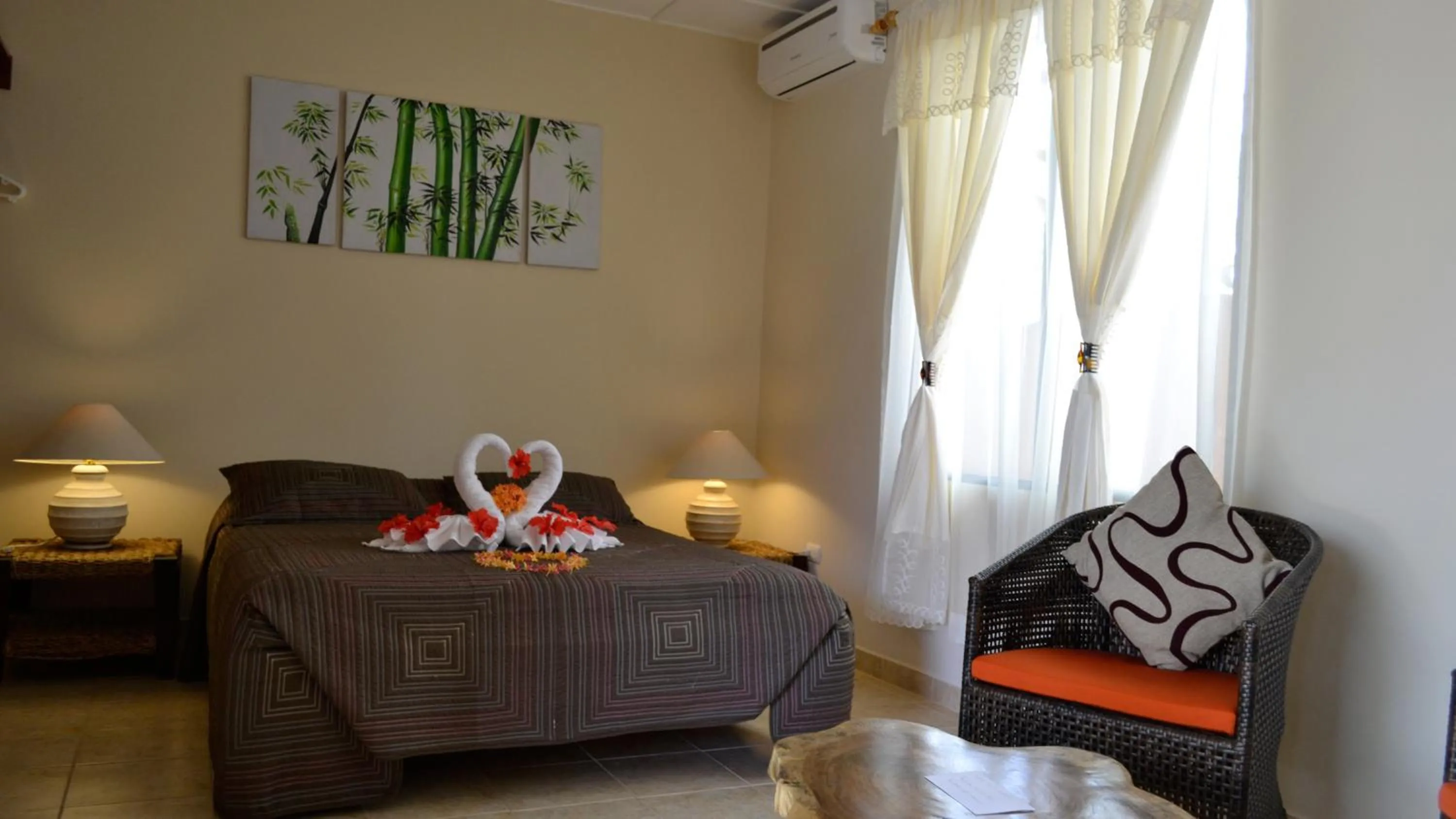 Living room in Villa Creole